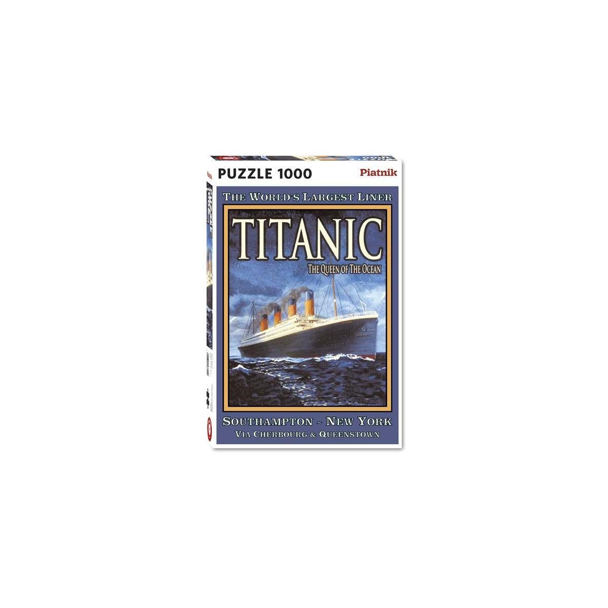 Puzzle, Puzzle - - 1000 Titanic Piatnik 1000 Teile, Puzzleteile 5389