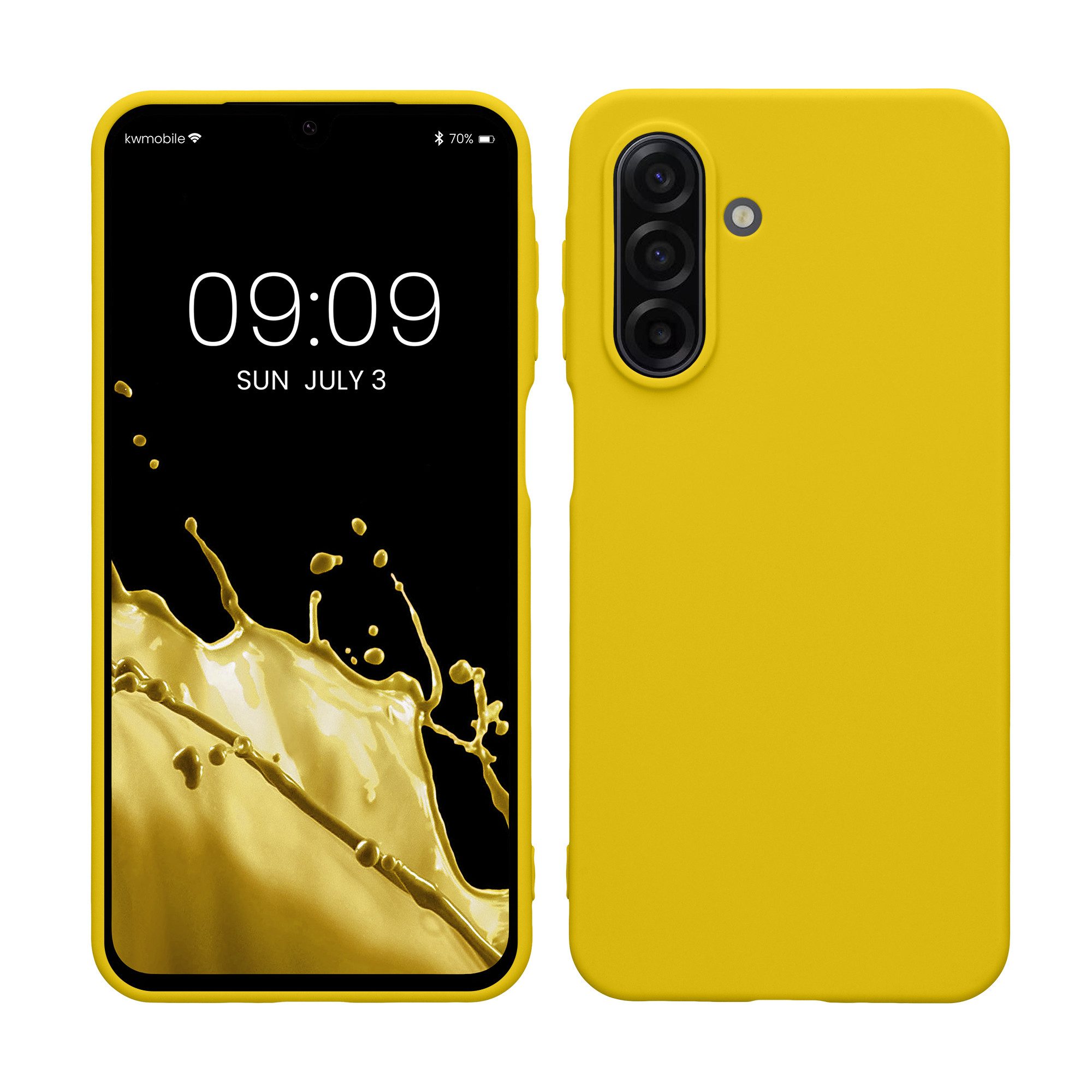 kwmobile Smartphone-Hülle Hülle für Samsung Galaxy A17 4G / 5G, Hülle Silikon - Soft Handyhülle - Handy Case Cover
