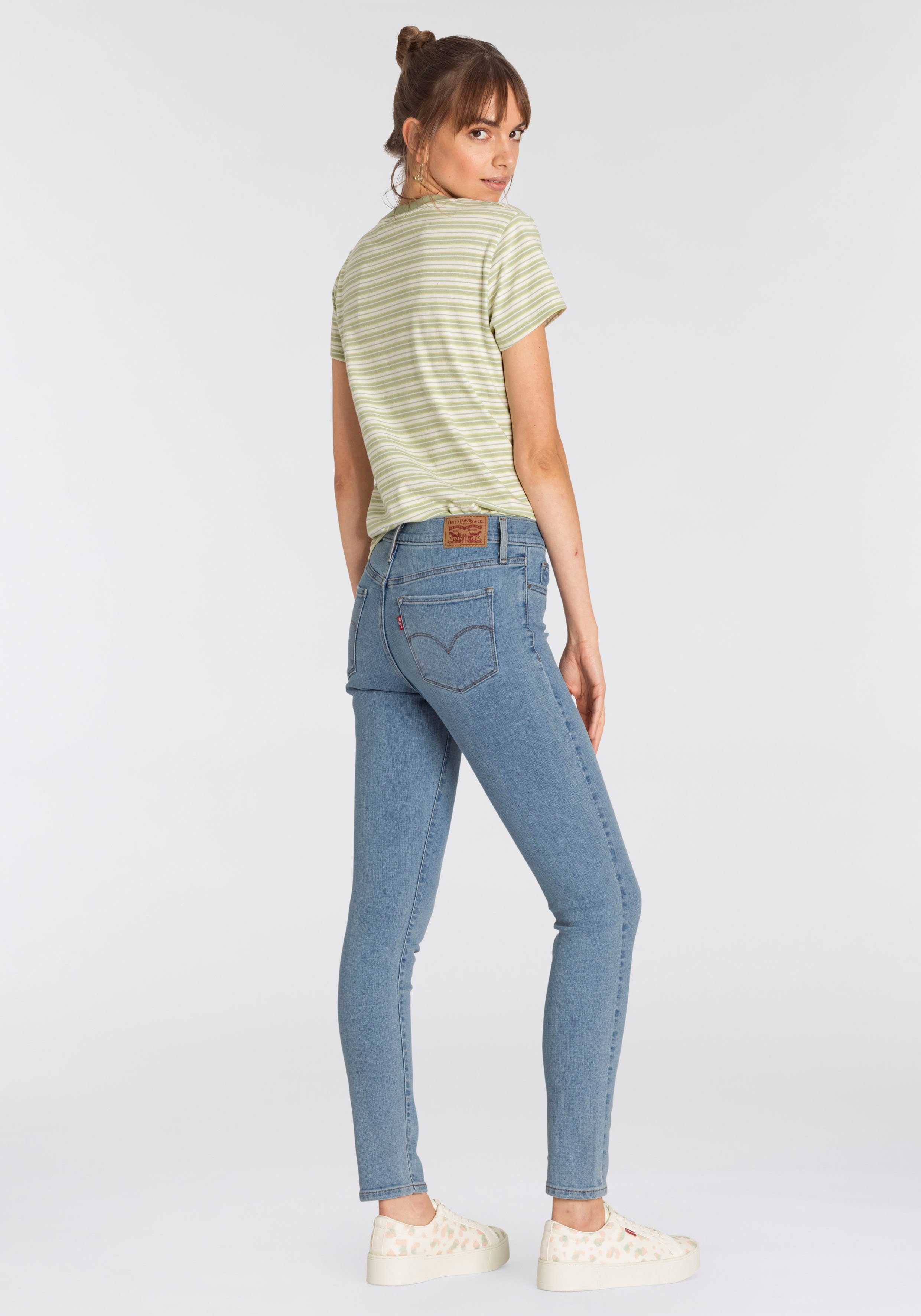 Shaping bleached-blau Skinny Levi's® im 311 Slim-fit-Jeans 5-Pocket-Stil