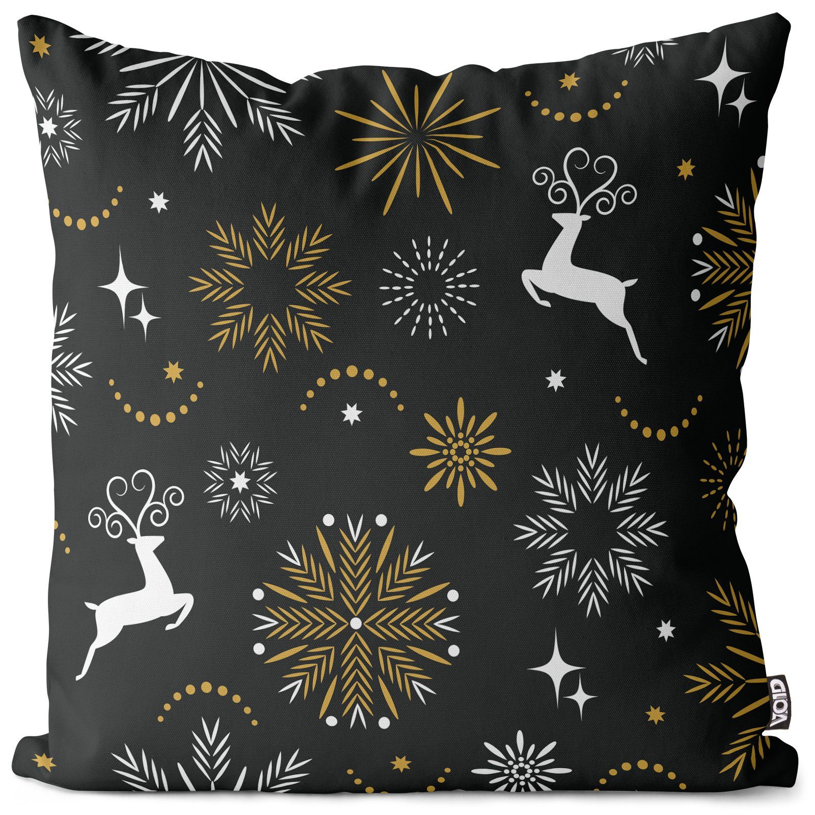 VOID Kissenbezug, (1 Stück), Rentier Weihnachten Winter ration Sterne Muste günstig online kaufen