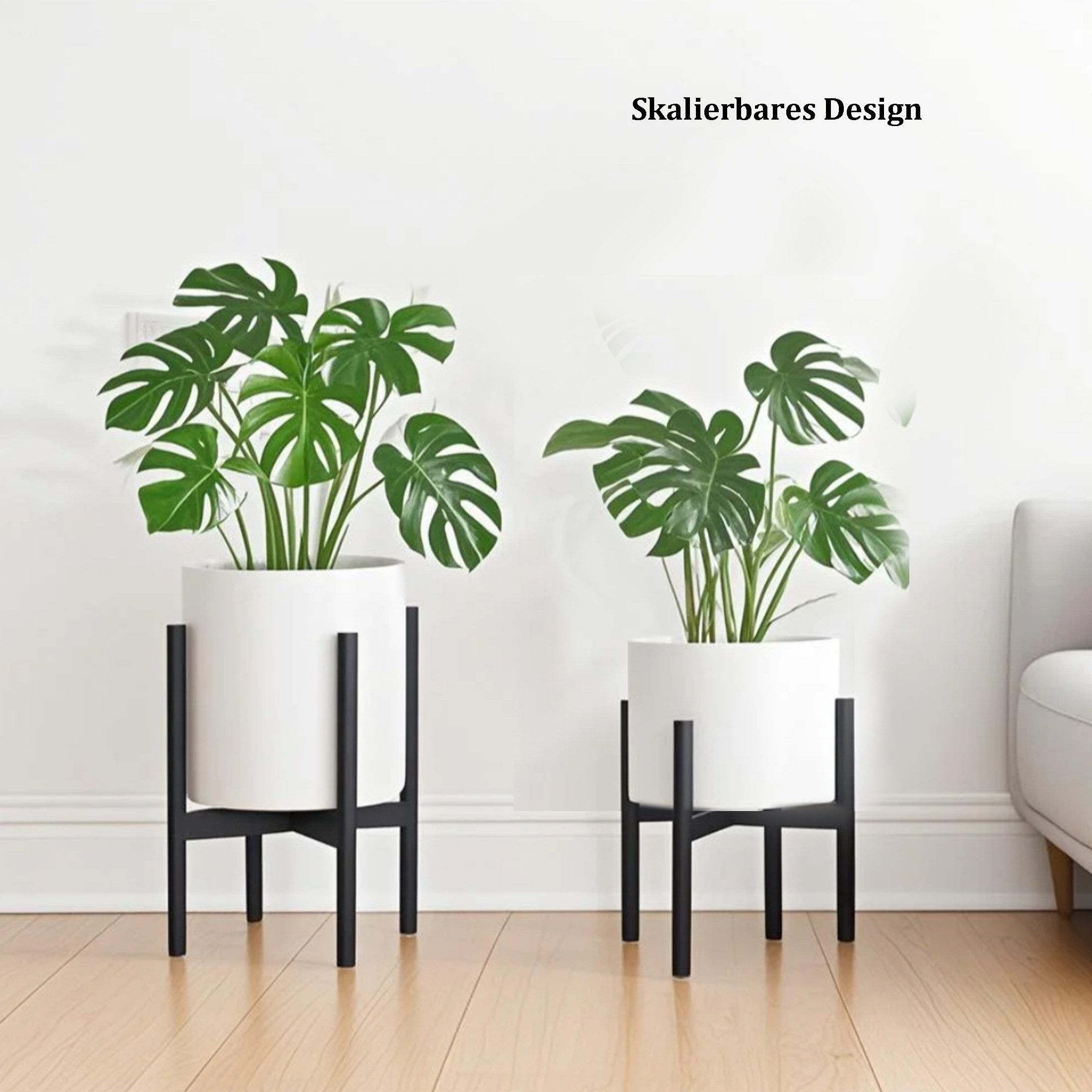YINDN Blumenständer (2-Stücke 23-37cm Einstellbarer Blumenhalter, günstig online kaufen