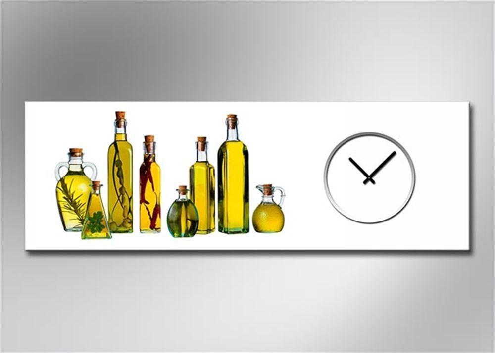 dixtime Wanduhr 4175 Dixtime Designer Wanduhr, Wanduhren, stylische Küchenuhr,puristis (Einzigartige Digitaldruck-Optik aus 4mm Alu-Dibond)