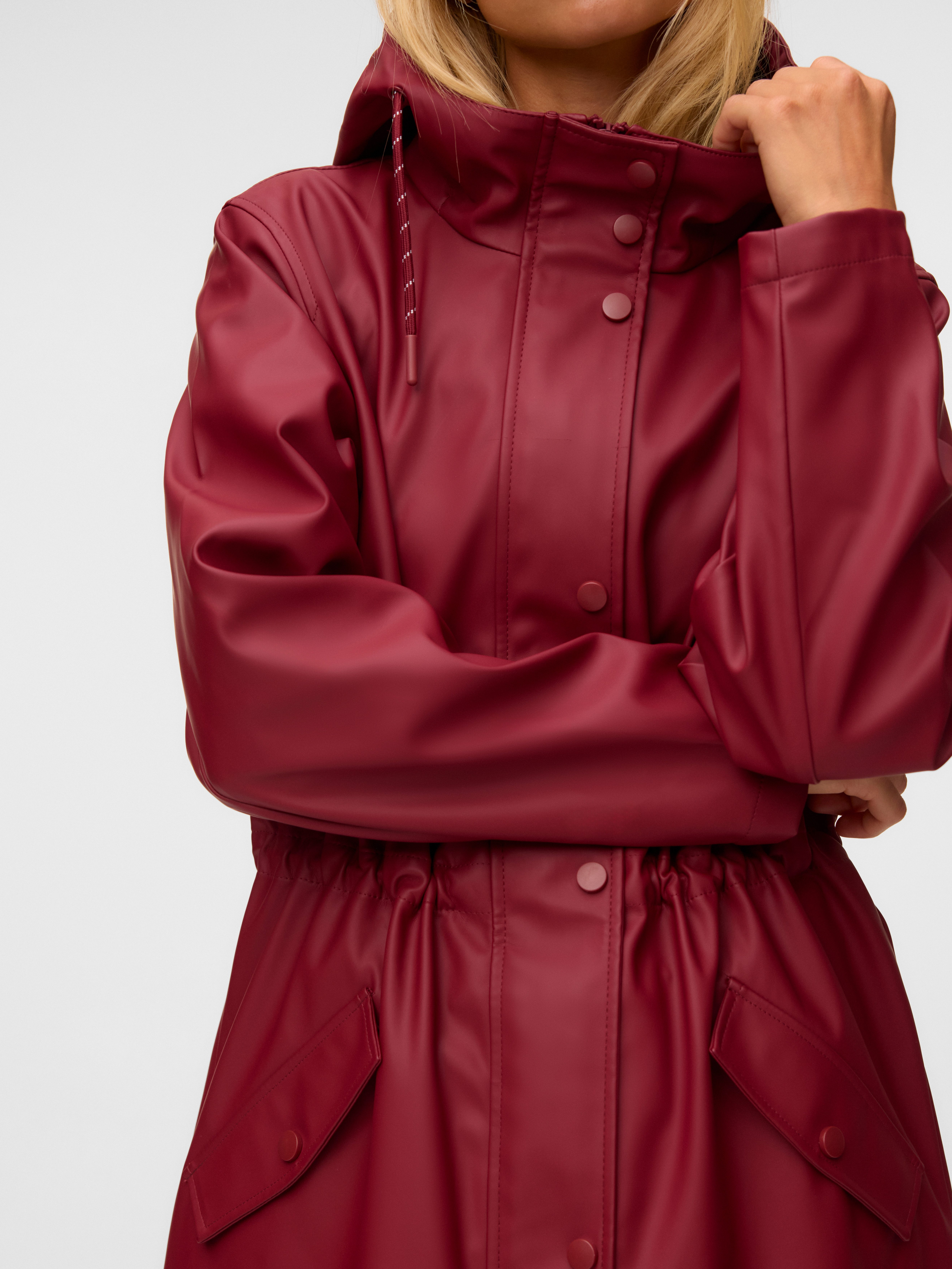 Vero Moda Regenjacke VMMALOU COATED JACKET wasserabweisende Beschichtung