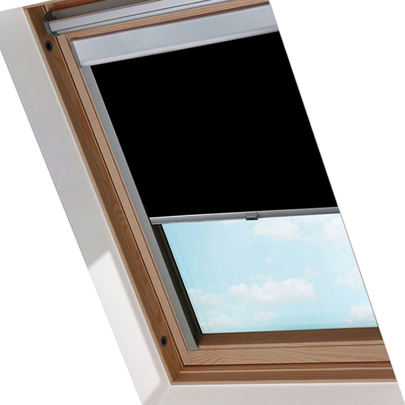 Dachfensterrollo Verdunkelungsrollo Dachfensterrollo Thermo-Rollo für GGL GPU GTU GXU, Clanmacy