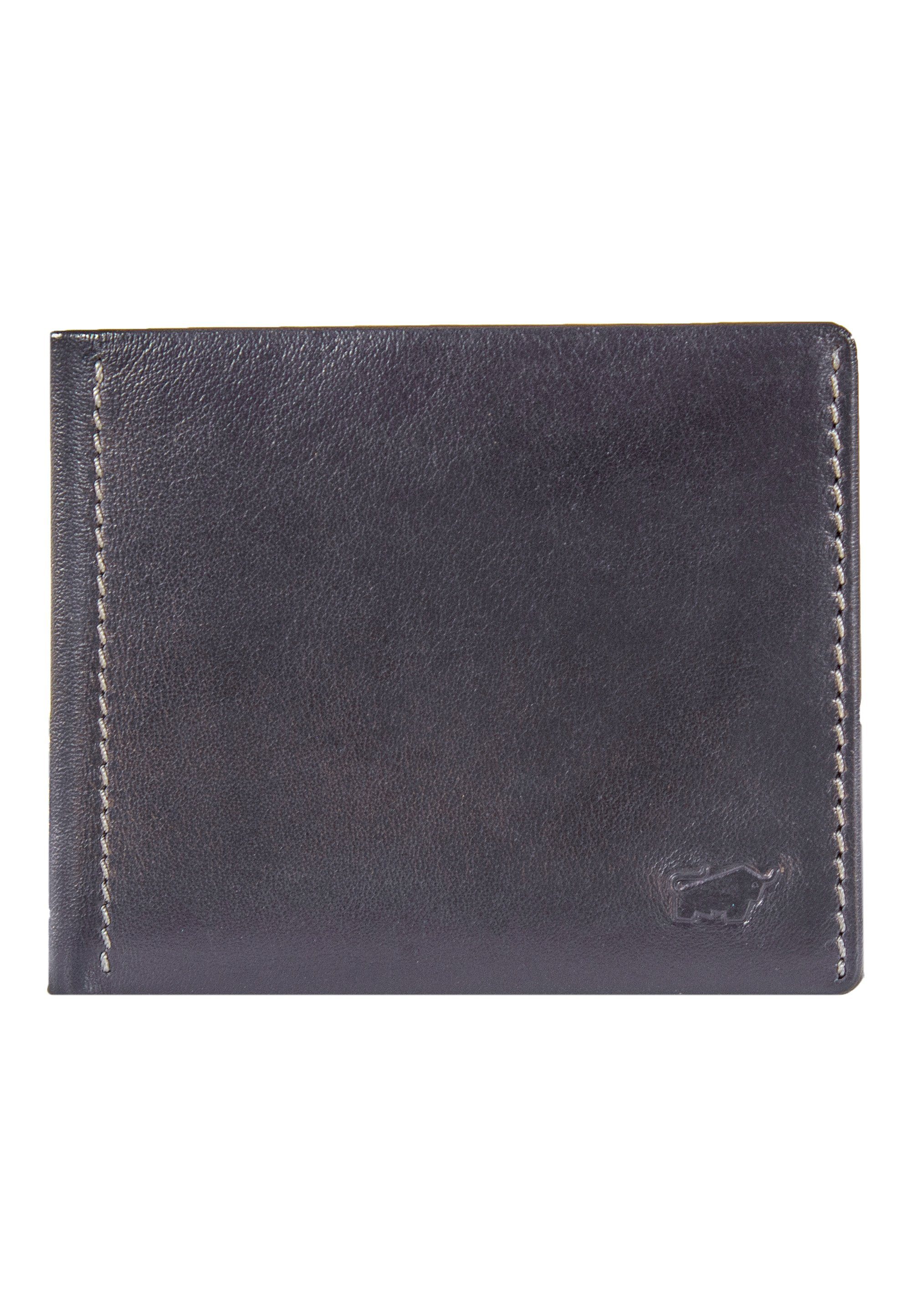 Braun Büffel Brieftasche HENRY, mit versteckten Kartenfächern blau