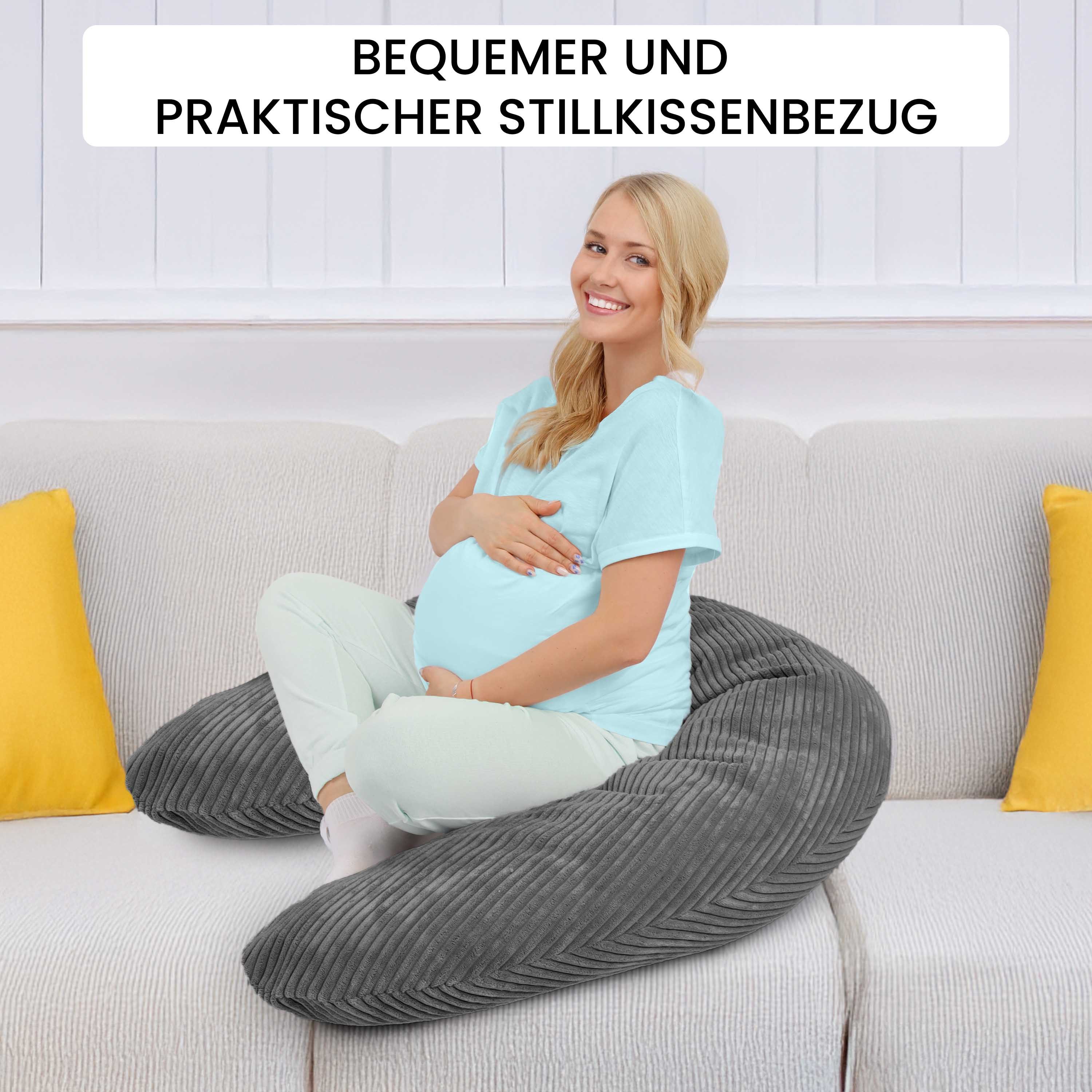 Amilian Stillkissenbezug 170 cm - Kissenbezug für Schwangerschaftskissen, S günstig online kaufen