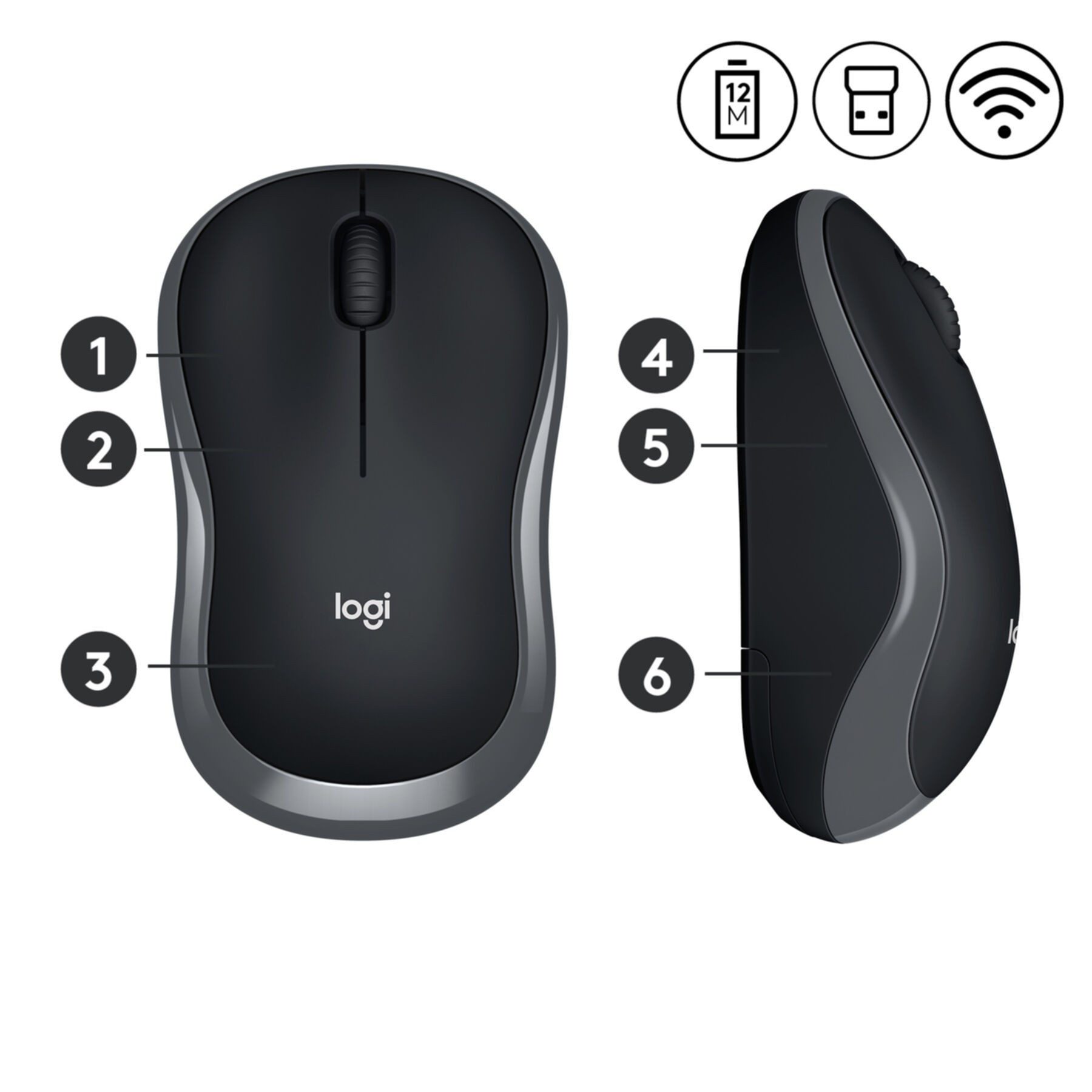 Logitech M185 Maus