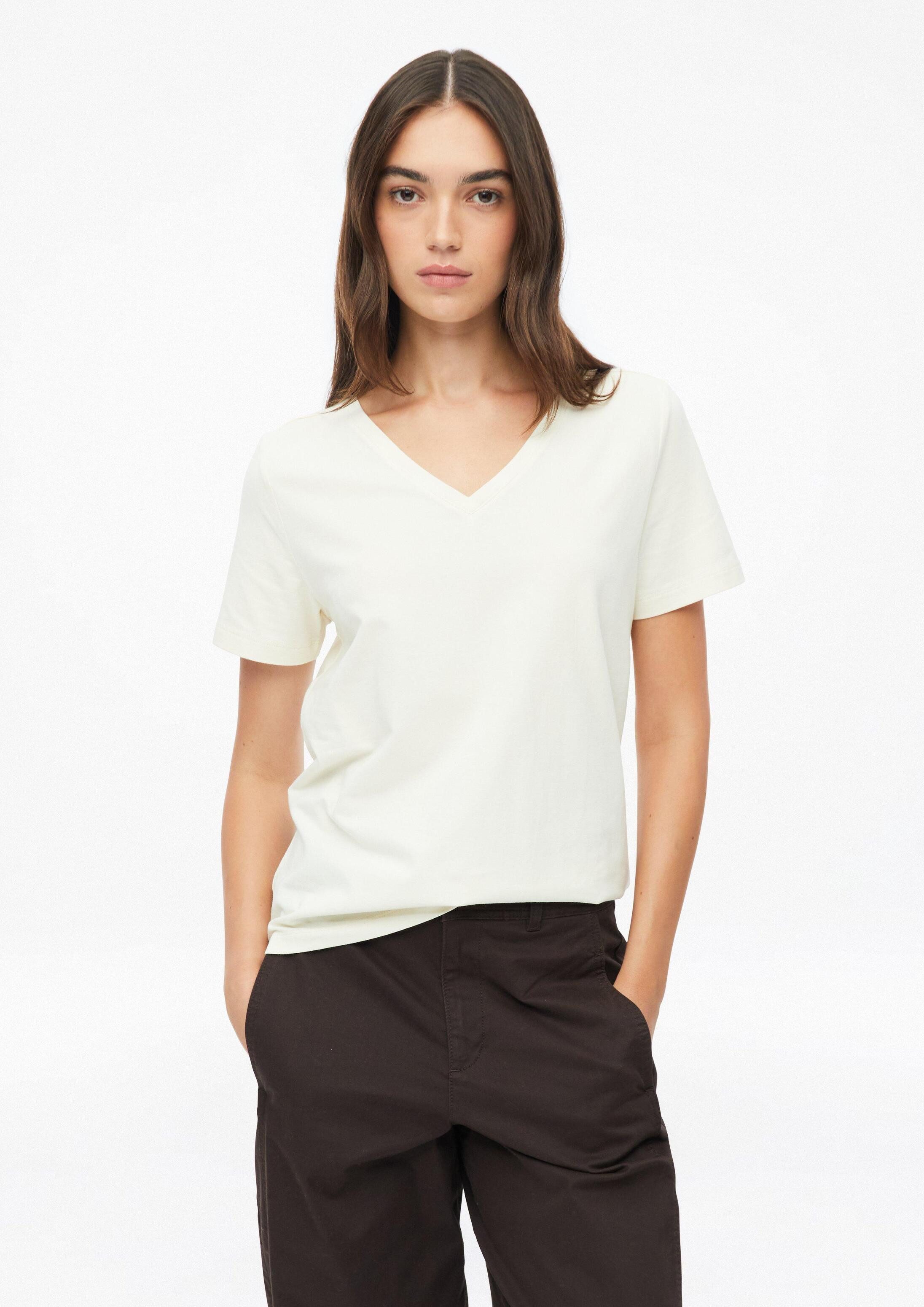 s.Oliver Kurzarmshirt T-Shirt T-Shirt mit V-Ausschnitt
