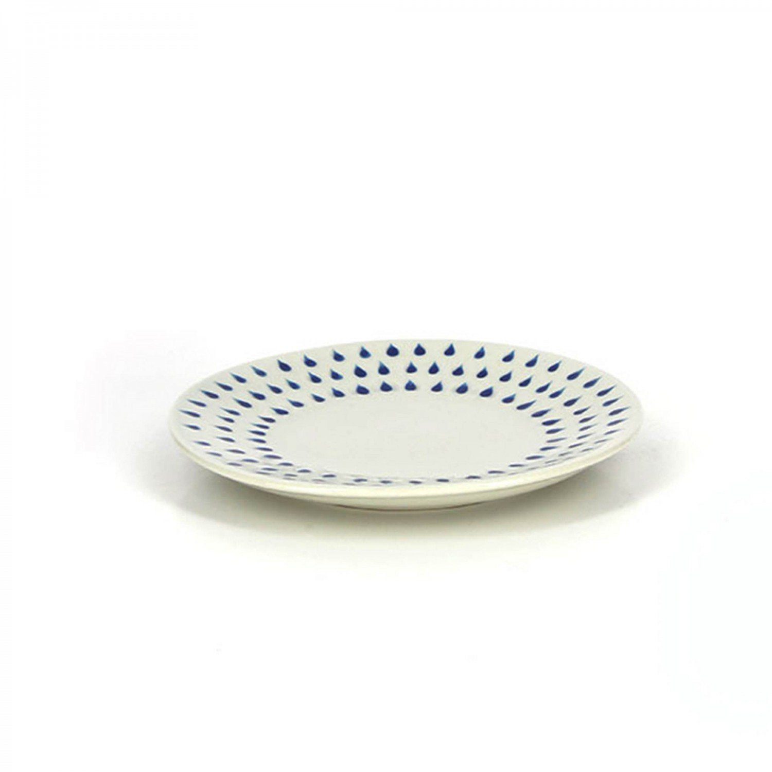 mitienda Snackteller Drops Teller aus Keramik
