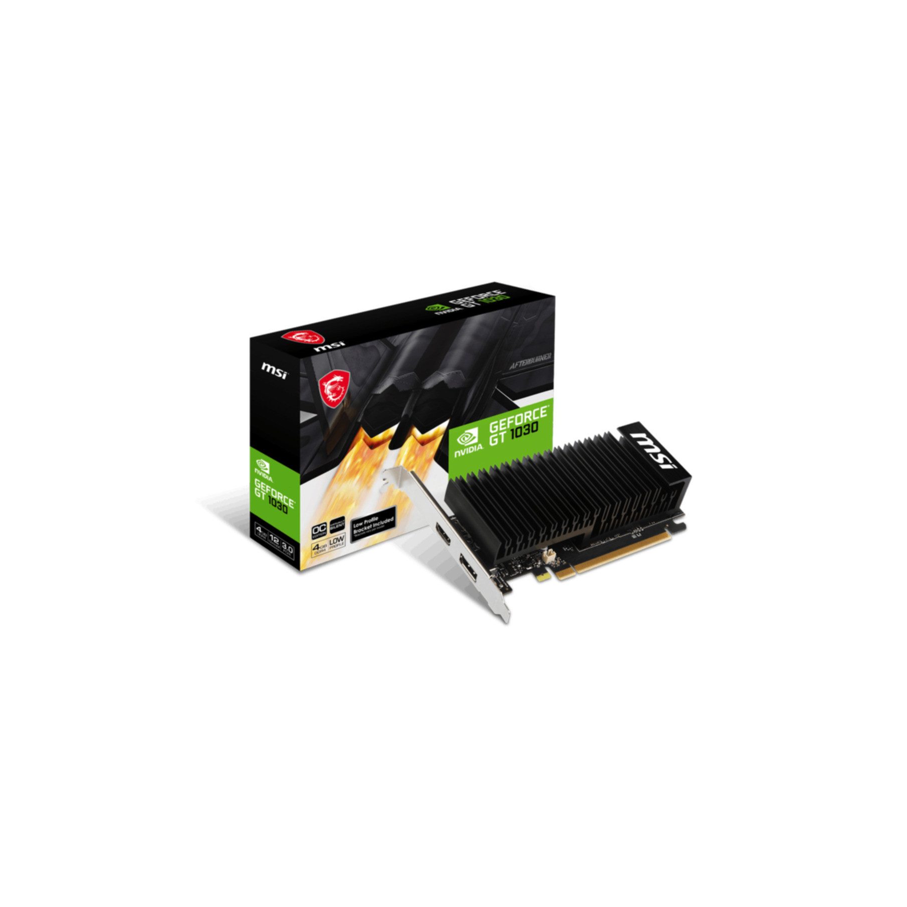 MSI GeForce GT 1030 4GHD4 LP OC Grafikkarte
