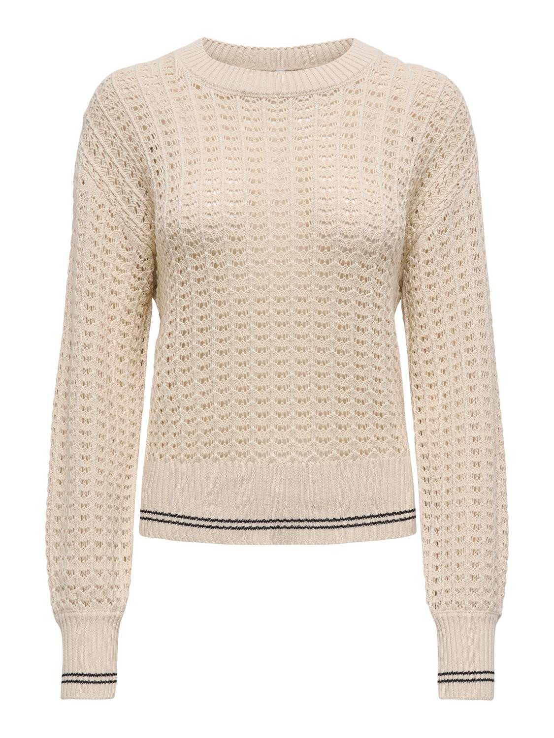 ONLY Strickpullover ONLASA LS DETAIL O-NECK günstig online kaufen