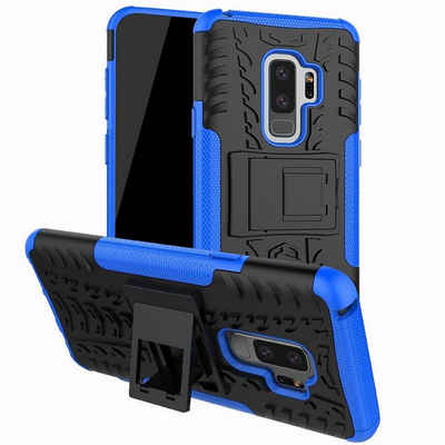CoolGadget Handyhülle Outdoor Case Hybrid Cover für Samsung Galaxy S9 Plus 6,2 Zoll, Schutzhülle extrem robust Handy Case für Samsung S9+ Hülle