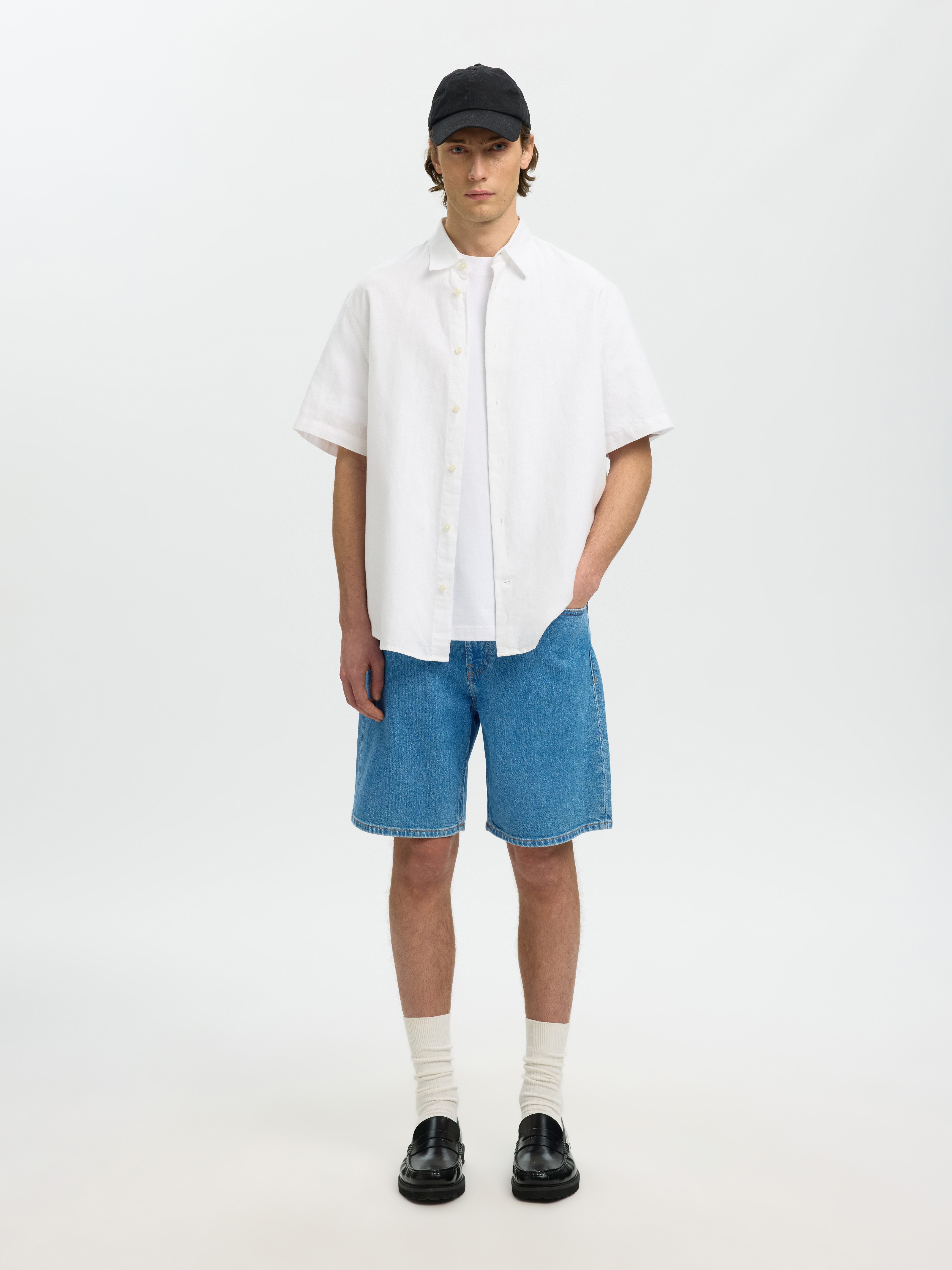 Selected Shorts SLHREG ALEX L.BLUE 701 DENIM SHORTS NOOS
