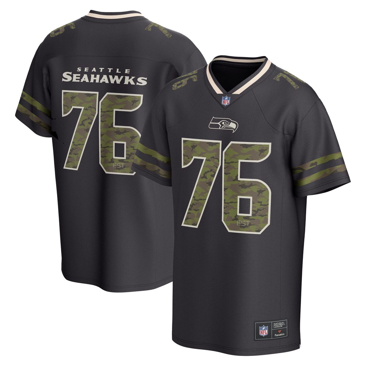 Fanatics Footballtrikot Fanatics Trikot Seattle Seahawks CAMO Foundation günstig online kaufen