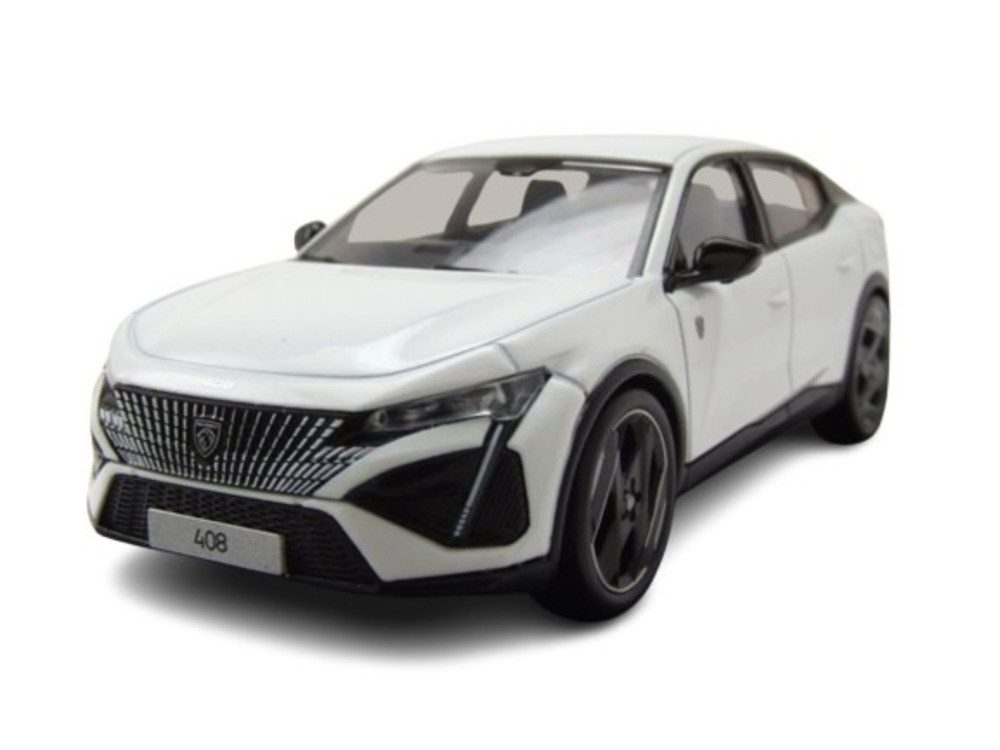 Modellauto Peugeot 408 GT Hybrid 2023 weiß