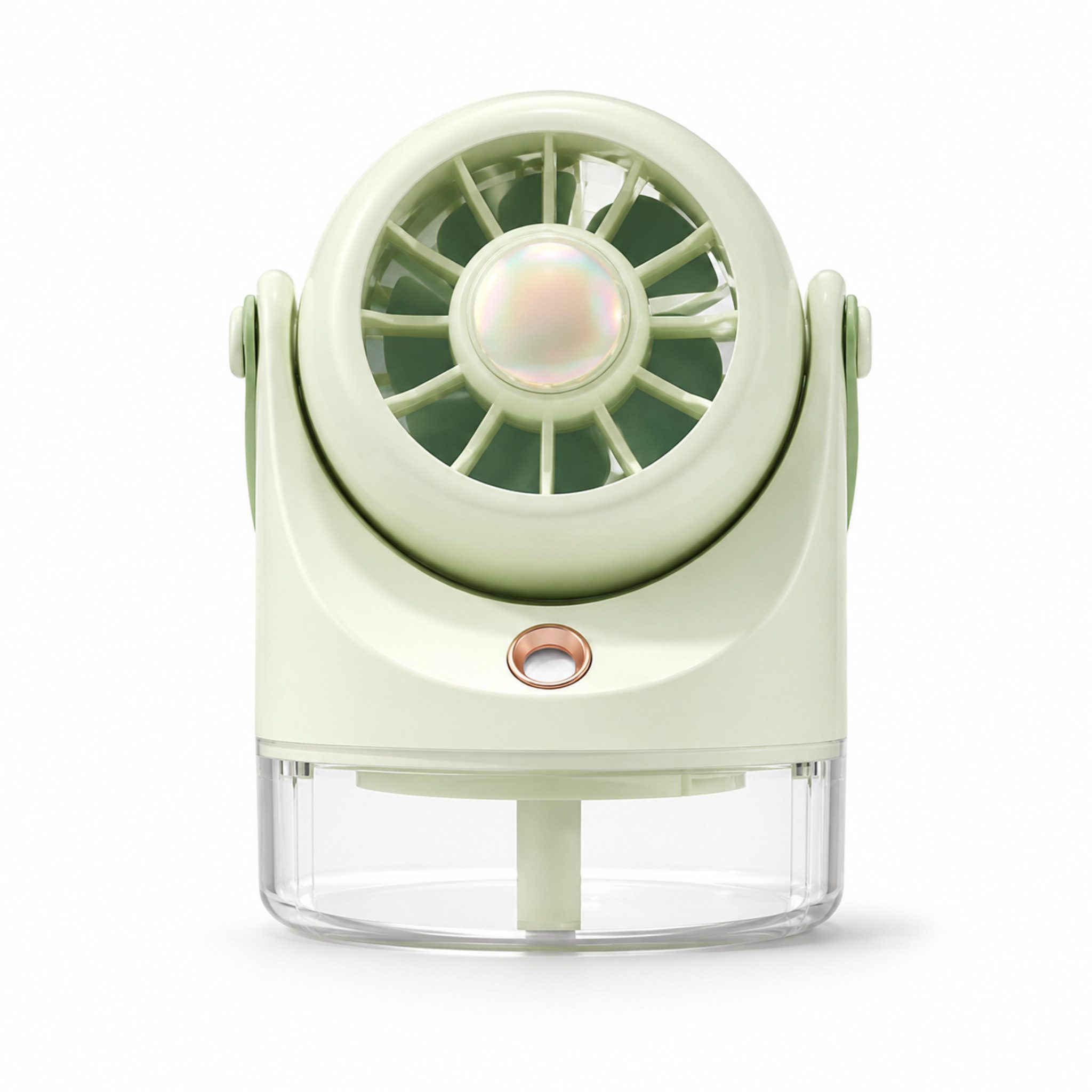 HS.SUPPLY Tischventilator Kompakter Tischventilator mit Sprühnebel & Akku, Kompakt, tragbar, mit Sprühnebel und 3 Windstufen
