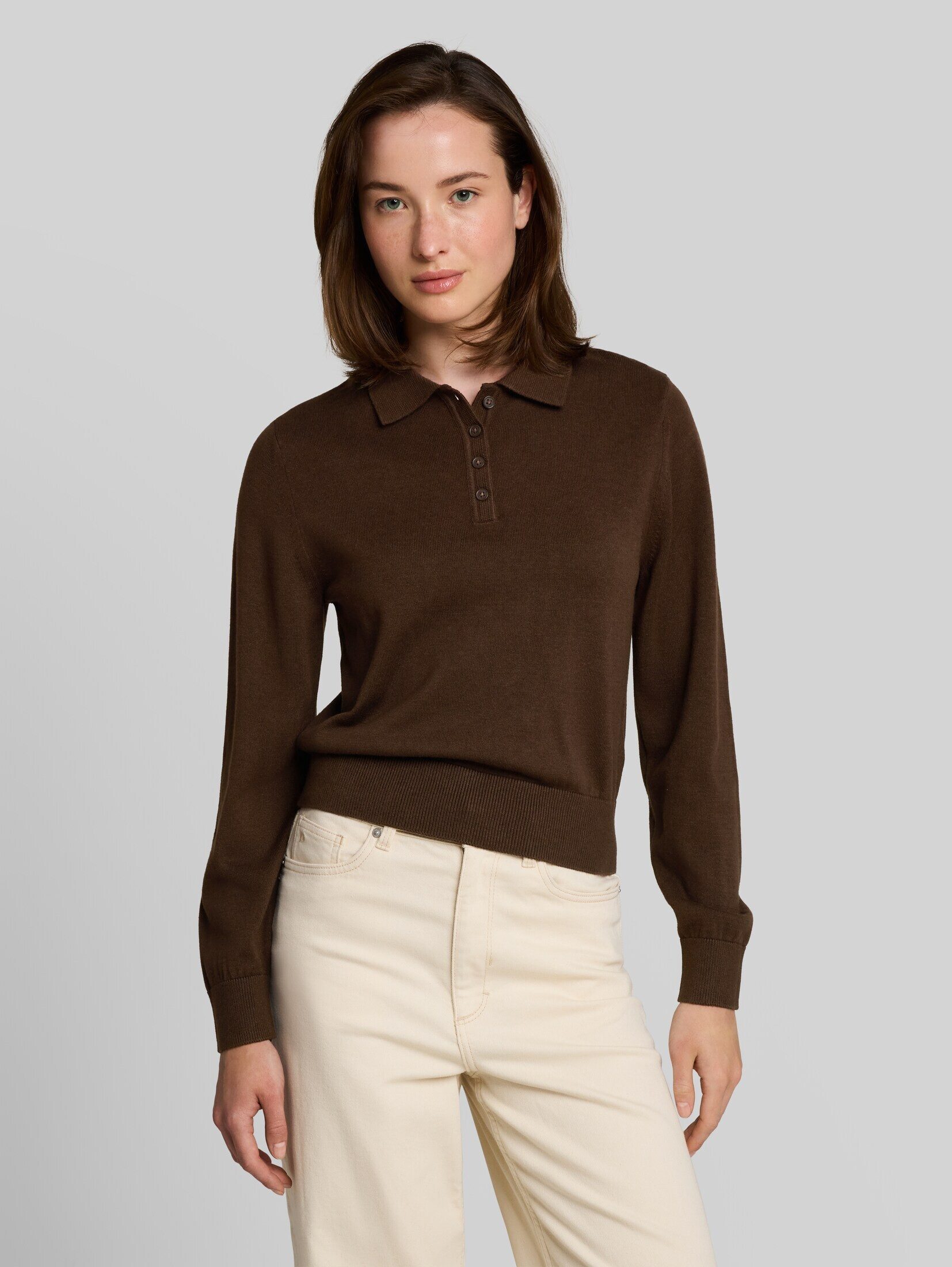 TOM TAILOR Denim Strickpullover Pullover & Strickjacken Strickpullover mit Polokragen