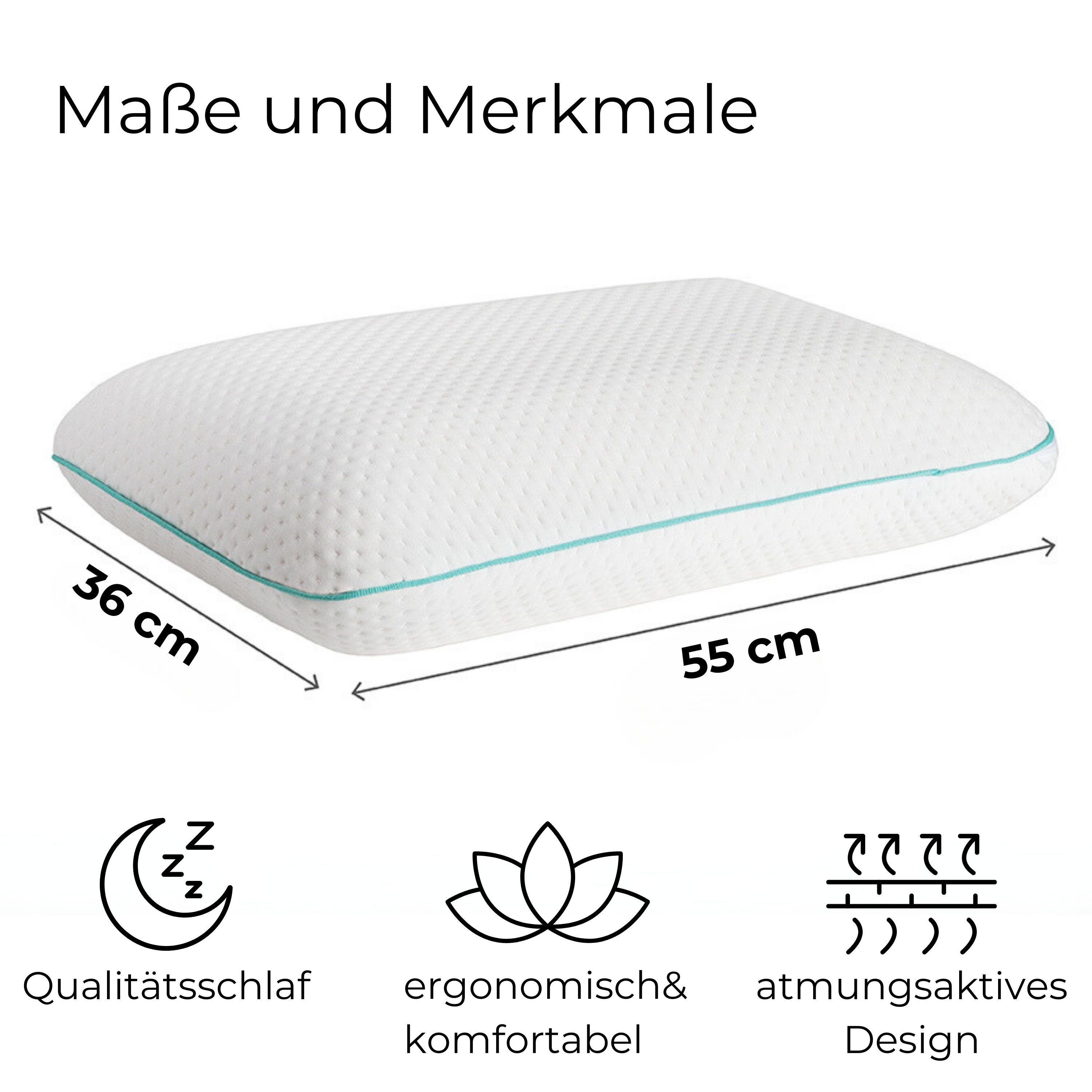 Abakuhaus Visko-Kissen Viskoelastisches atmungsaktives Kissen mit günstig online kaufen