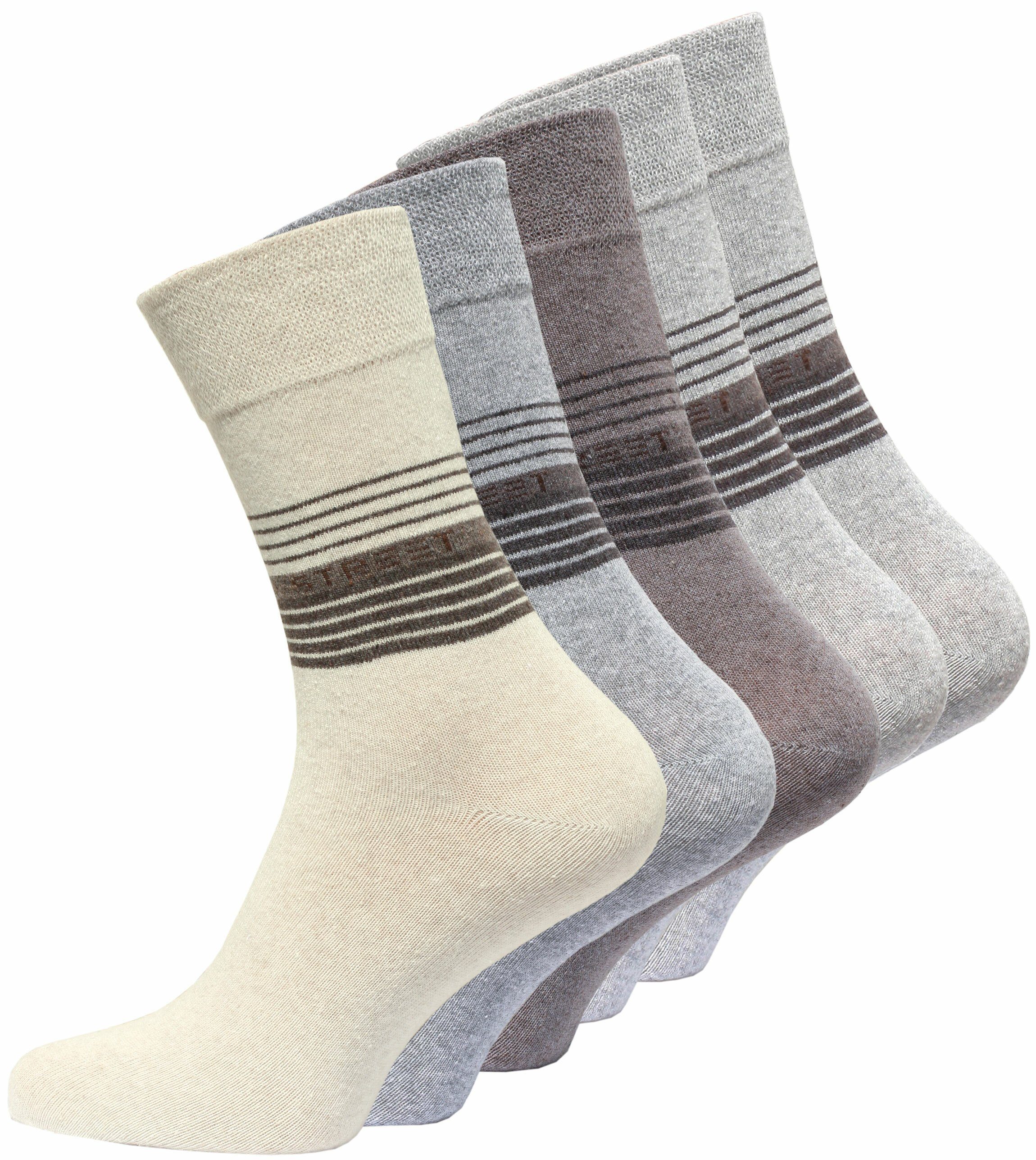 Cotton in Baumwollqualität angenehmer Socken (10-Paar) Prime®