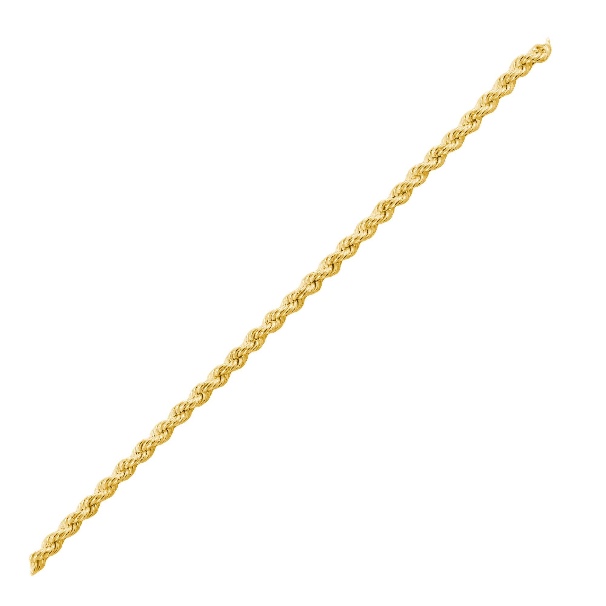 Cavill Silberkette Elegante Seil-Halskette aus vergoldetem Silber (1-tlg)