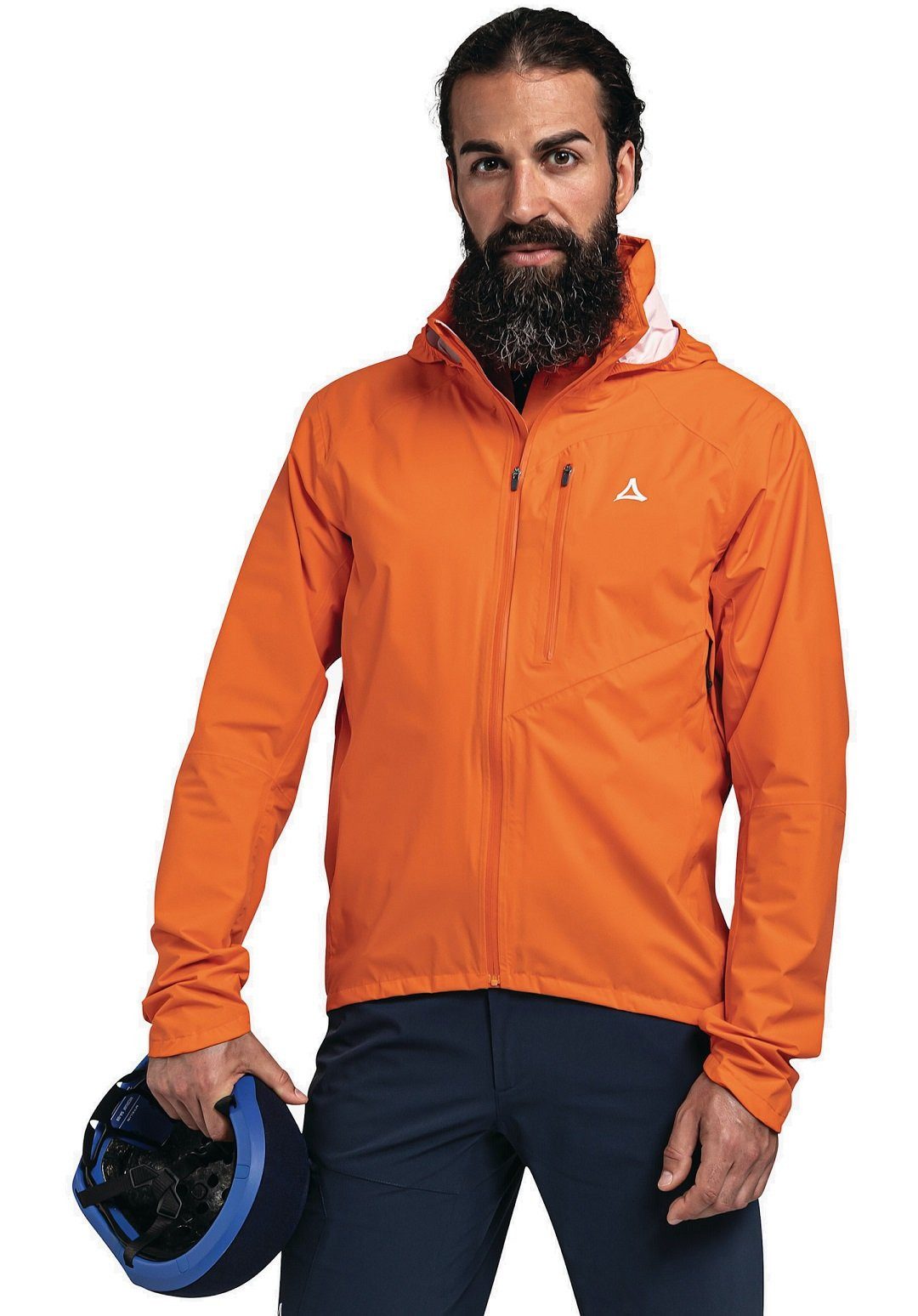 Schöffel Regenjacke 2,5-Lagen Bohusleden (wasserdicht) orange Herren
