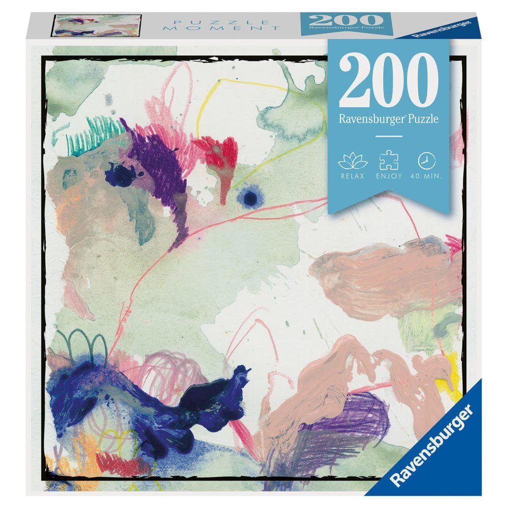 Ravensburger Puzzle Moment Colorsplash 200 Teile, Puzzleteile