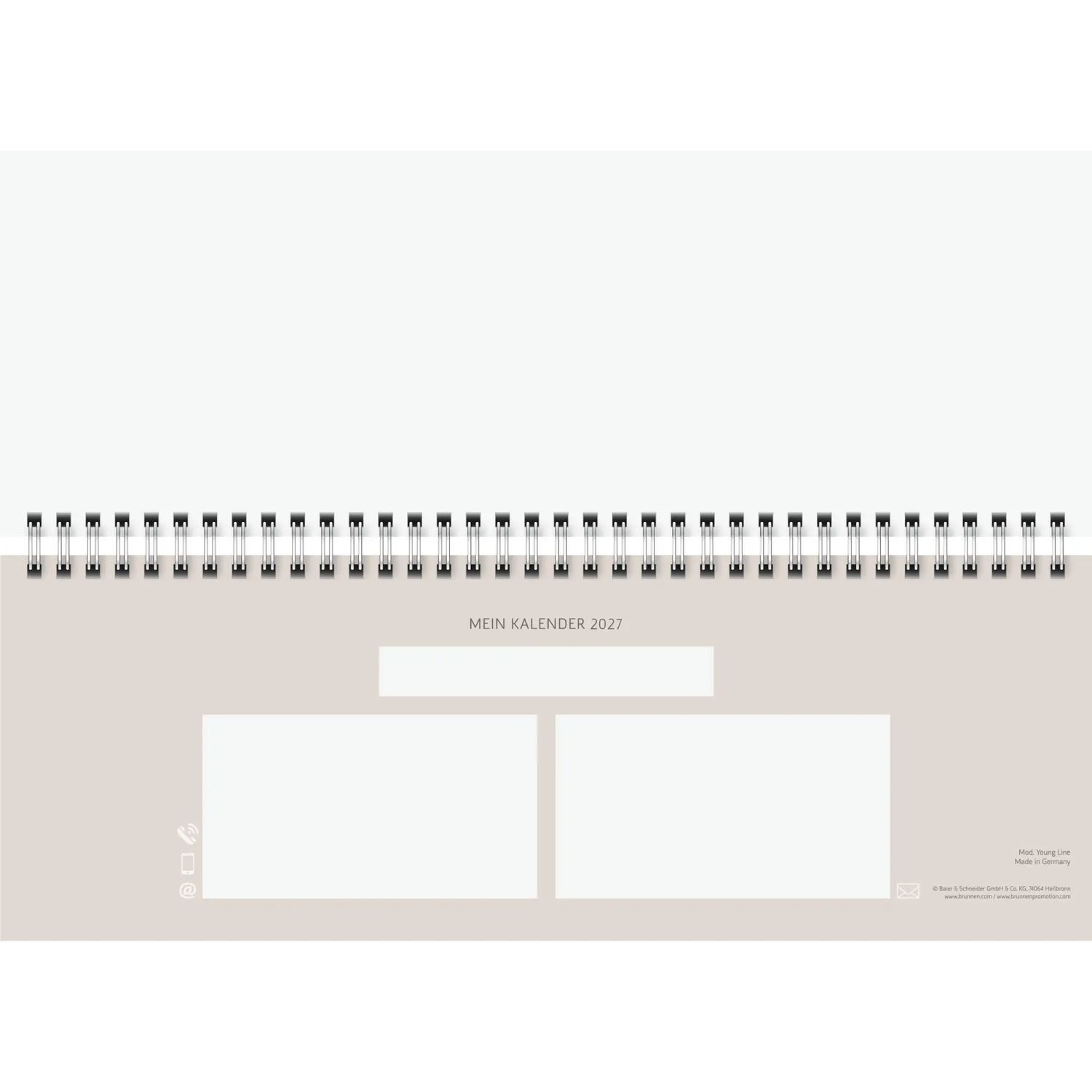 Baier & Schneider Taschenkalender rido/idé 7036331007 Querterminbuch Premium Young Line 2027...
