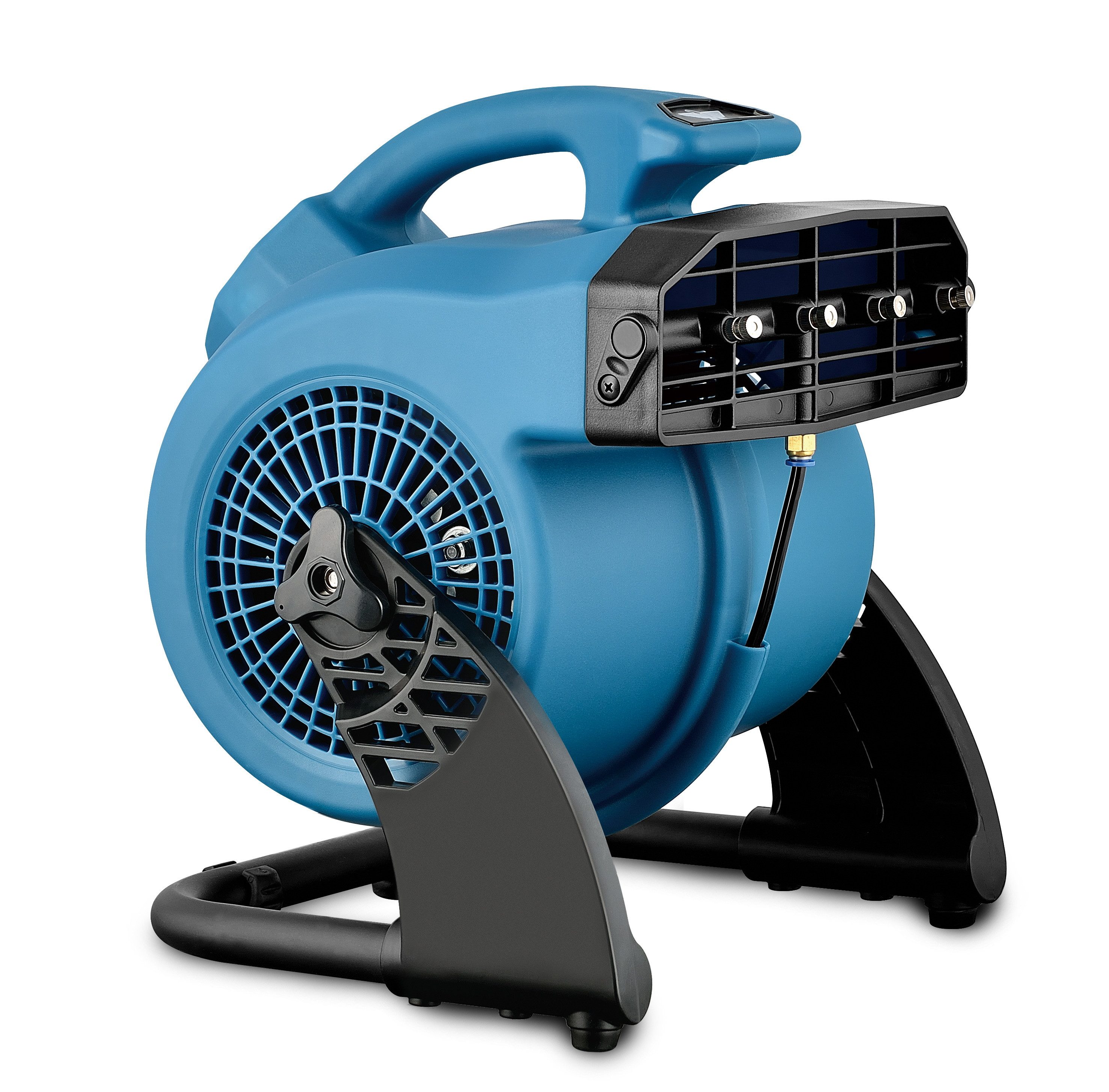 XPOWER Ventilatorkombigerät Mobiler Wassertank mit tragbarem Vernebelungsventilator-Set, Außenbereichskühlung, robust, leistungsstark, hohe Luftgeschwindigkeit
