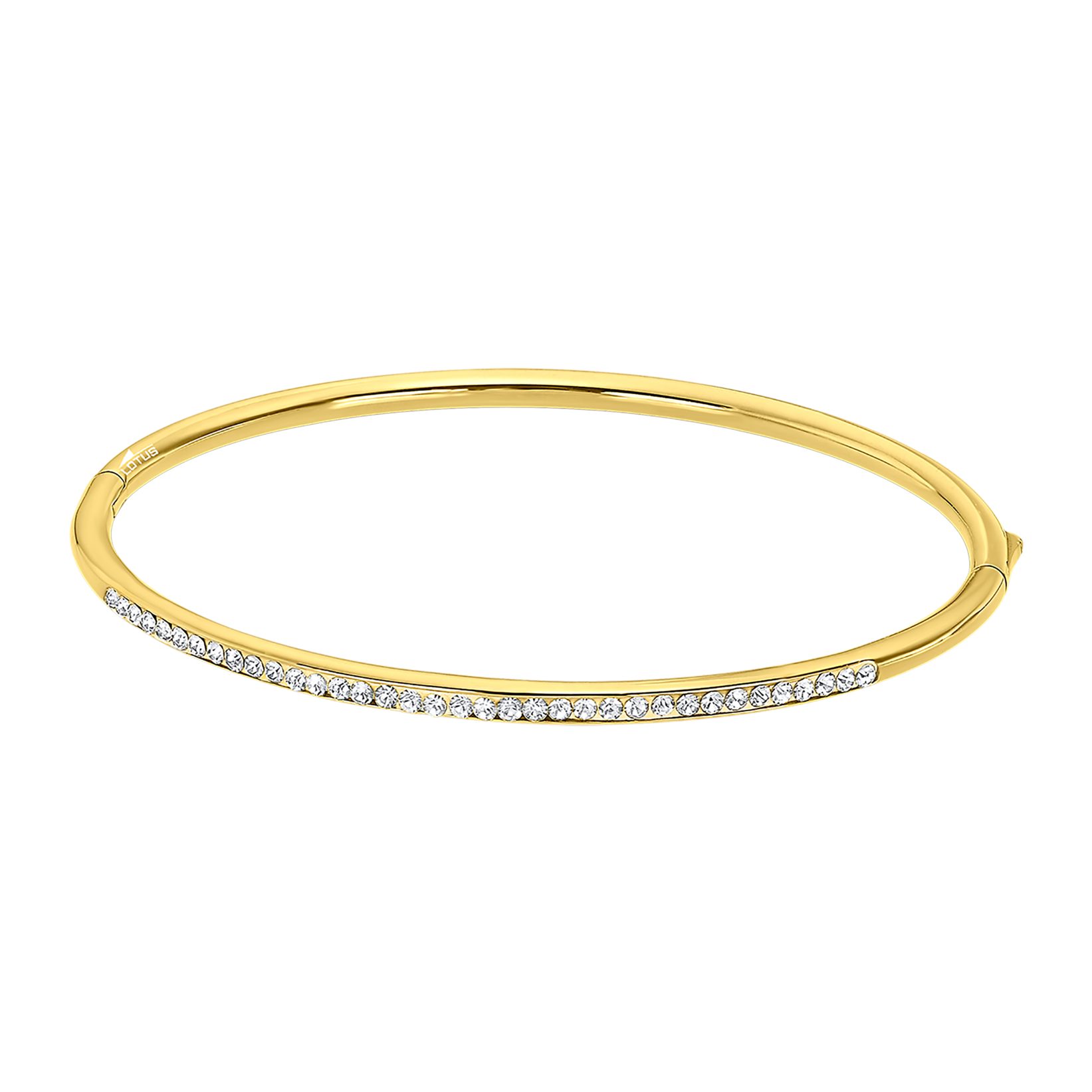 Lotus Armreif Essentials, mit Glasstein