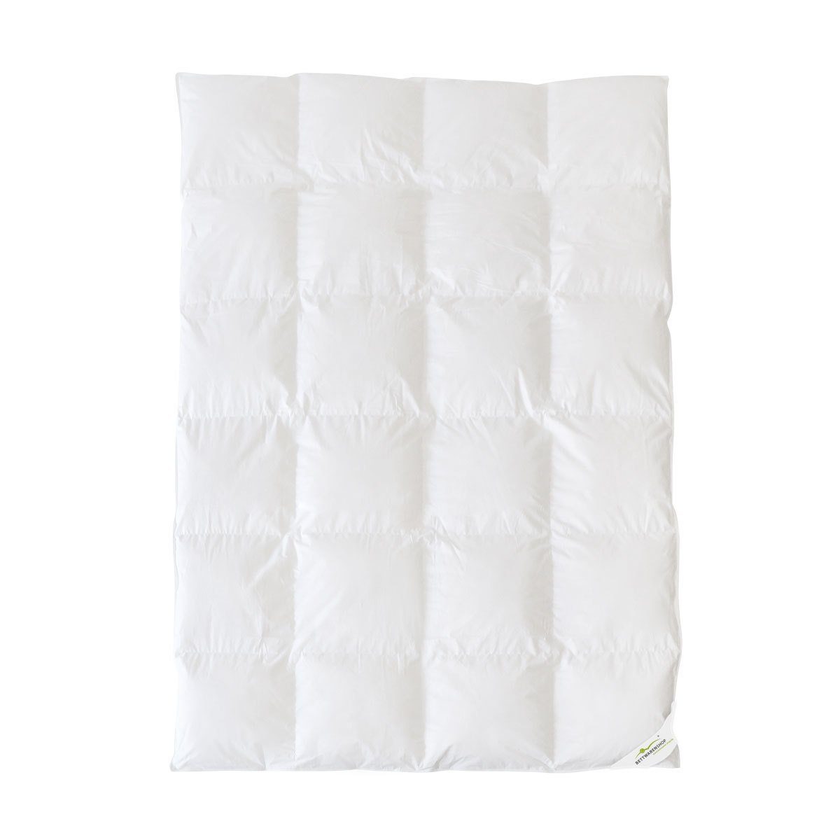 BETTWARENSHOP Daunenbettdecke Daunen Zirbe, Füllung: 65% Daunen 25% Zirbenholzspäne 10% Federn, Bezug: 100% Baumwolle, Ganzjahresdecke mit Mehrwert