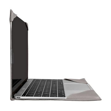 Artwizz Laptop-Hülle Leather Skin for MacBook 12, granit
