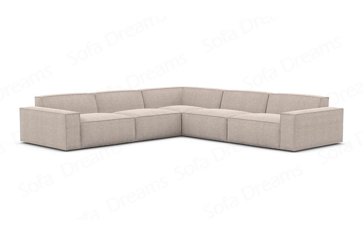 Sofa Dreams Ecksofa Stoffsofa Polsterecksofa Formenta L Form Struktursofa S günstig online kaufen