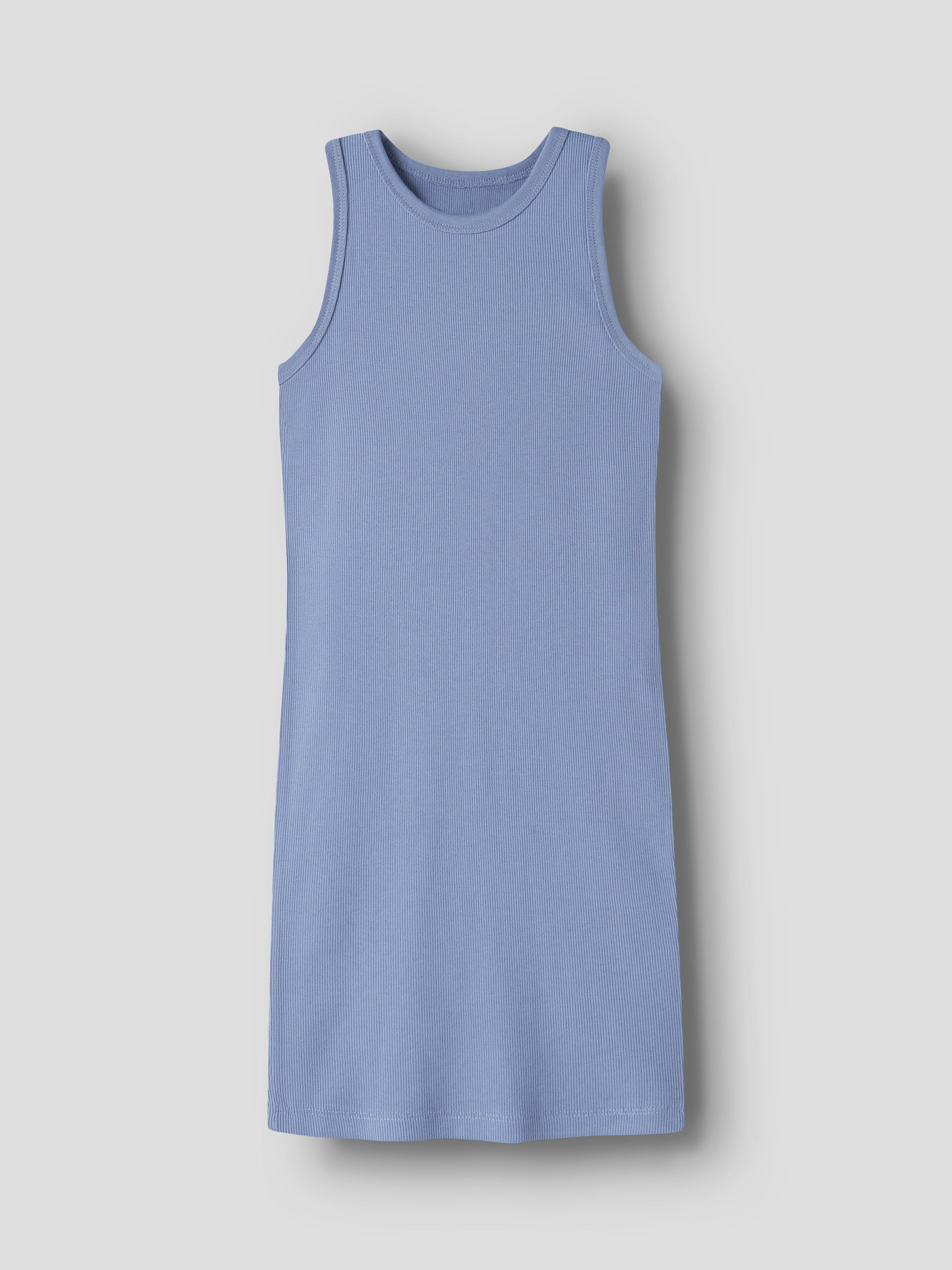 Name It Jerseykleid NKFNAKAL SL SLIM DRESS NOOS Baumwollmischung, Jersey Rippware