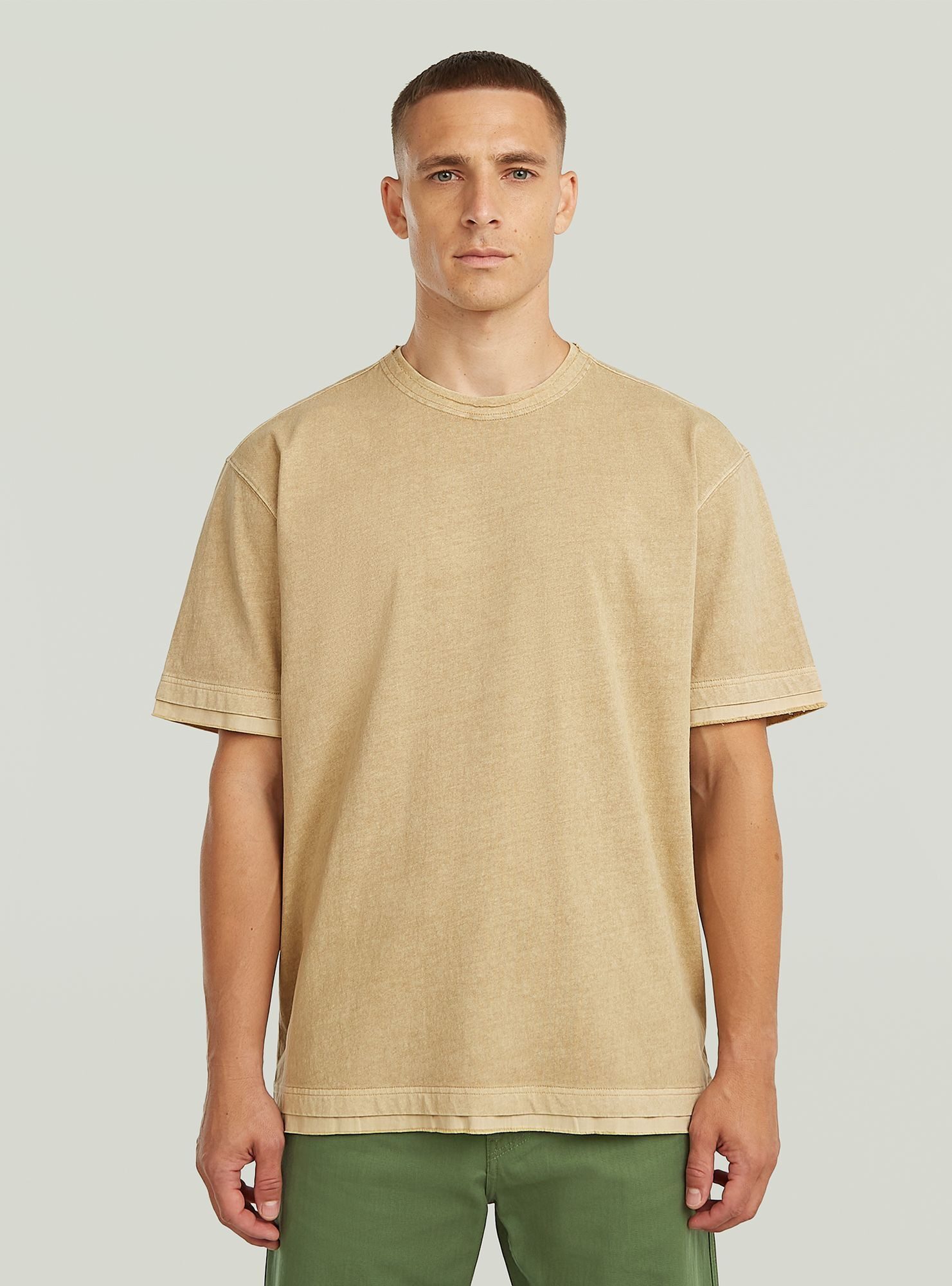 G-STAR T-Shirt Washed Distressed Relaxed T-Shirt