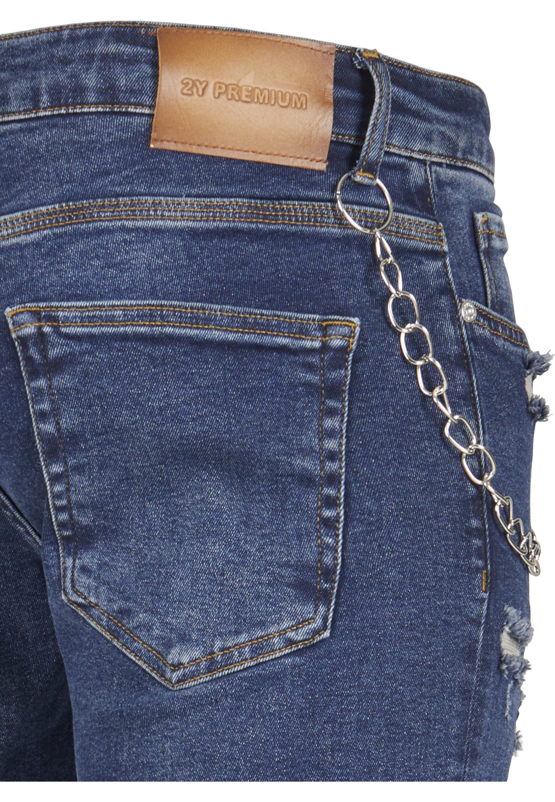 2Y Premium Bequeme Jeans 2Y Premium Herren 2Y Skinny Fit Jeans