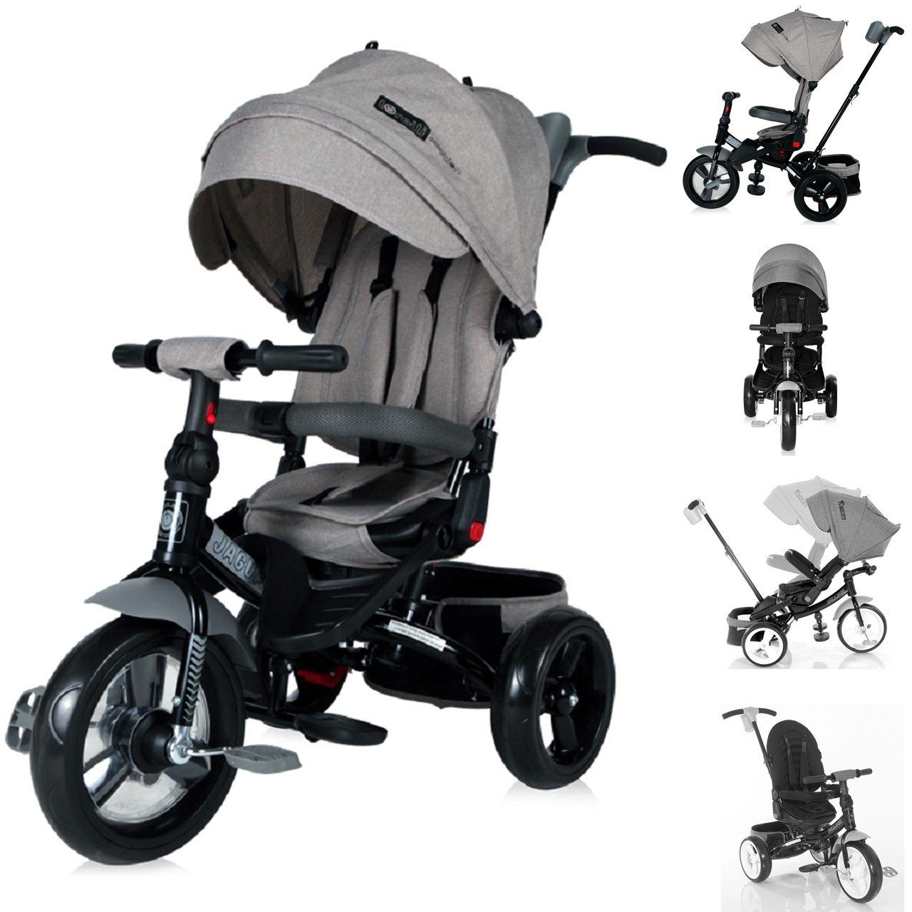 Dreirad Tricycle Jaguar 4 in 1