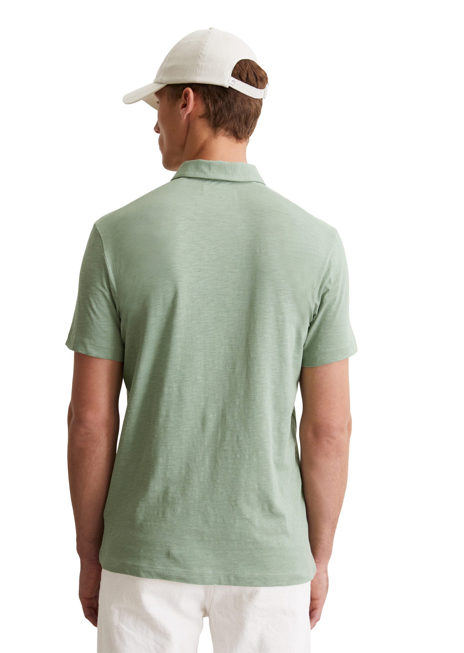 Marc O'Polo Poloshirt mit lebendiger, bewegter günstig online kaufen