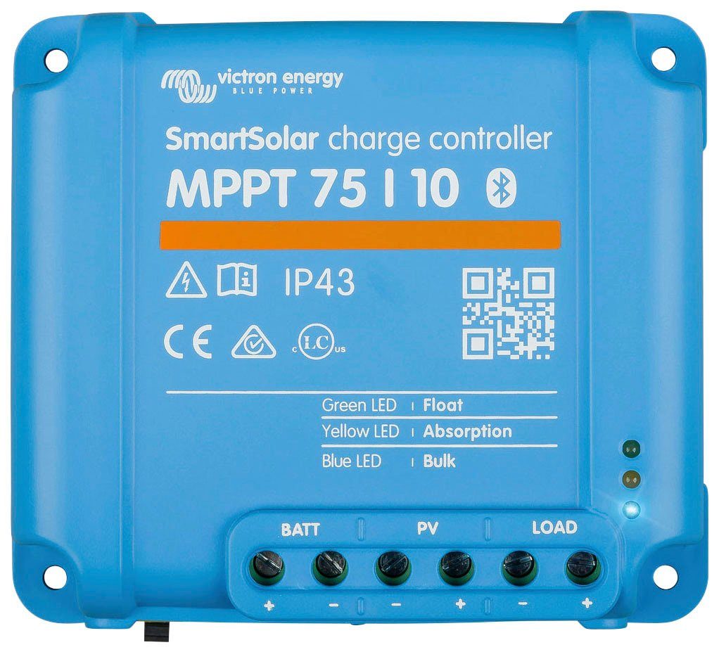 Victron Energy Solarladeregler MPPT Victron SmartSolar 75/10, Leistung maximal in Watt: 145 / 290