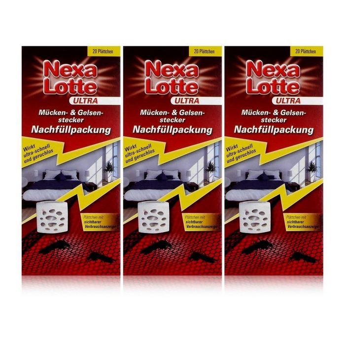 Nexa Lotte Insektenfalle Nexa Lotte Ultra Mücken- & Gelsenstecker Nachfüller - Wirkt schnell (3