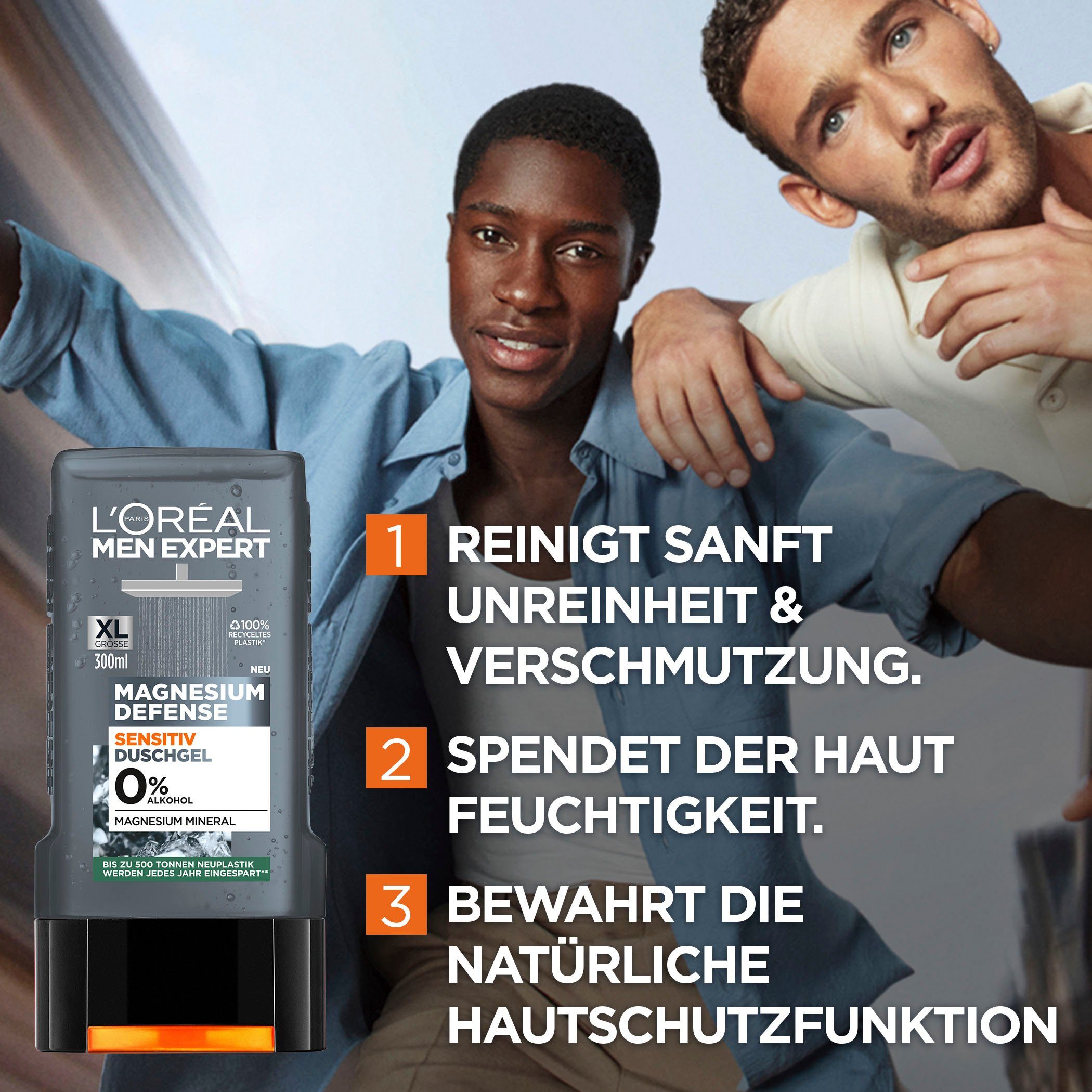 L'ORÉAL PARIS MEN EXPERT Duschgel Magnesium Defense Sensitiv