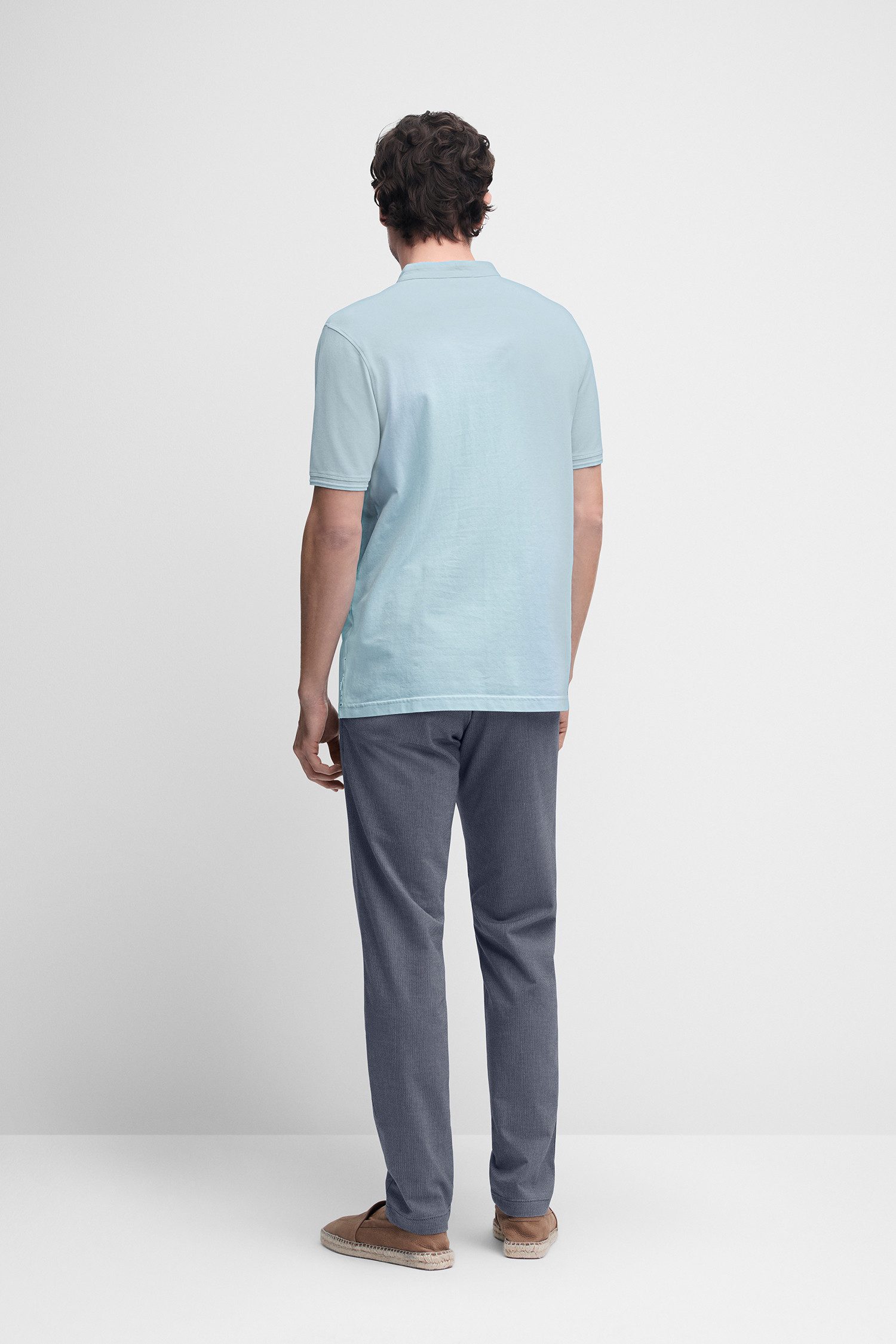 Cinque T-Shirt CILANO Rundhalsausschnitt mit kurzer Knopfleiste, Relaxed Fit – Bild 5 von 5