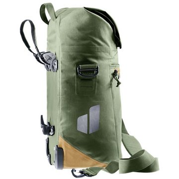 deuter Umhängetasche Deuter Fahrrad-/Gepäcktasche Mainhattan 17+10 khaki-clay (Stück, Stück), Reißverschluss