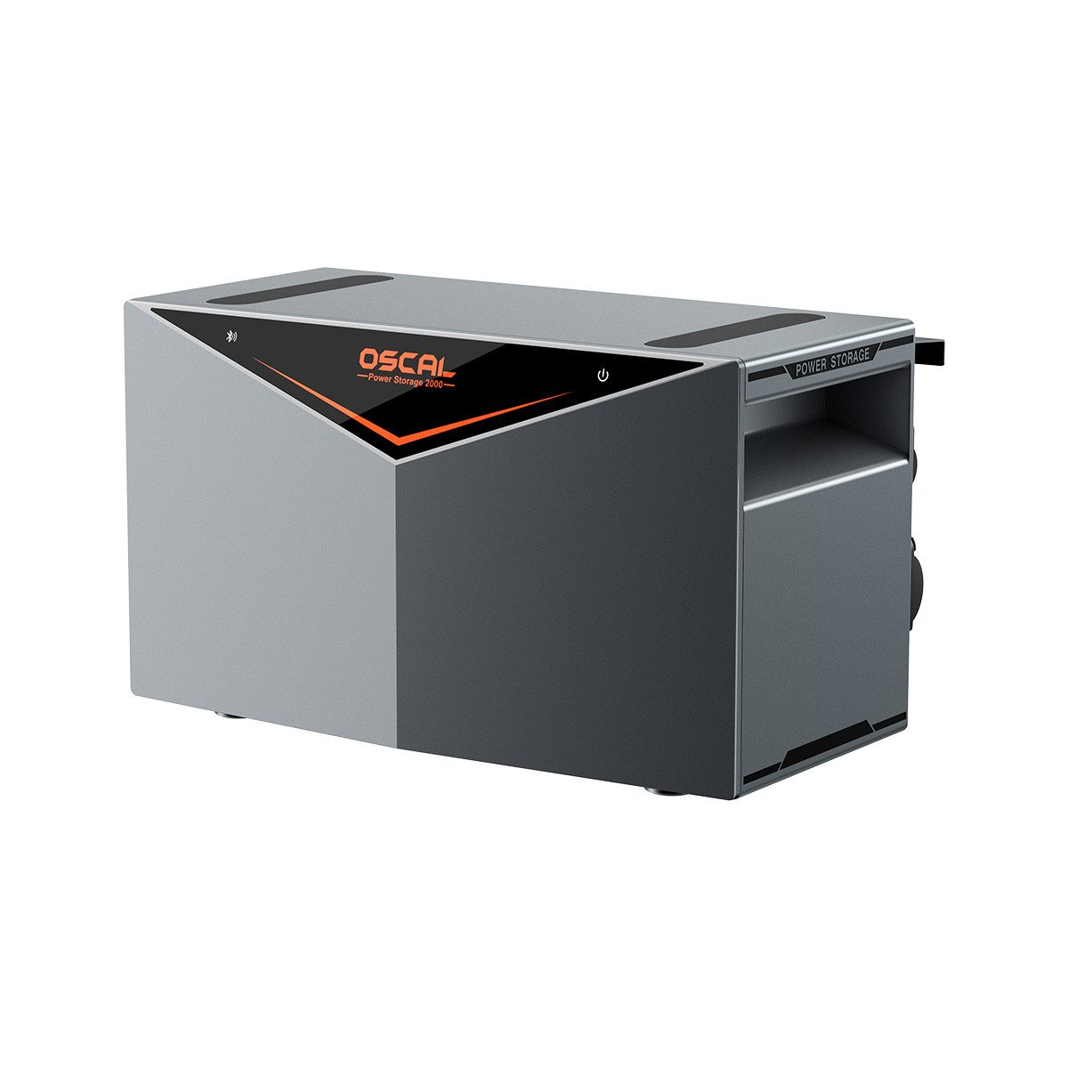 OSCAL Solaranlage Power Storage 2000 Balkonkraftwerk-Speicher, 1920 Wh/9600 Wh, 4 MPPT