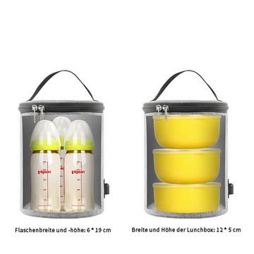 yozhiqu Babyflaschenwärmer Tragbarer Herd, 12 V, Auto-Speisewärmer, Babyflaschenwärmer, Persönlicher Mini-Elektroherd, geeignet für Reisen und Camping