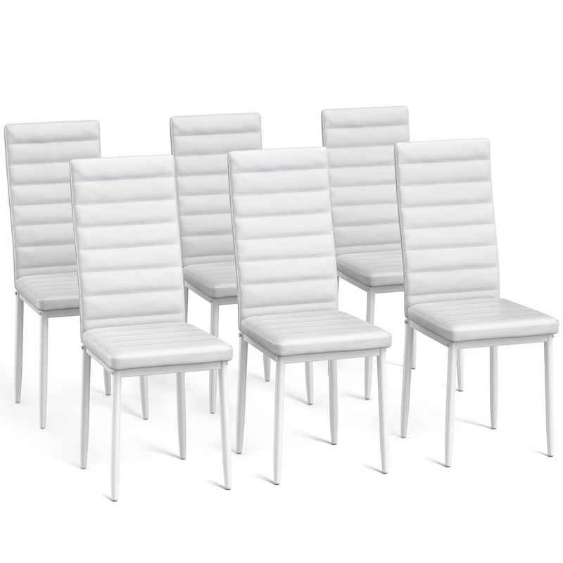 Bealife Esszimmerstuhl 6er-Set, Stuhl Esszimmer,Küchenstuhl mit hoher Rückenlehne (6er-set)