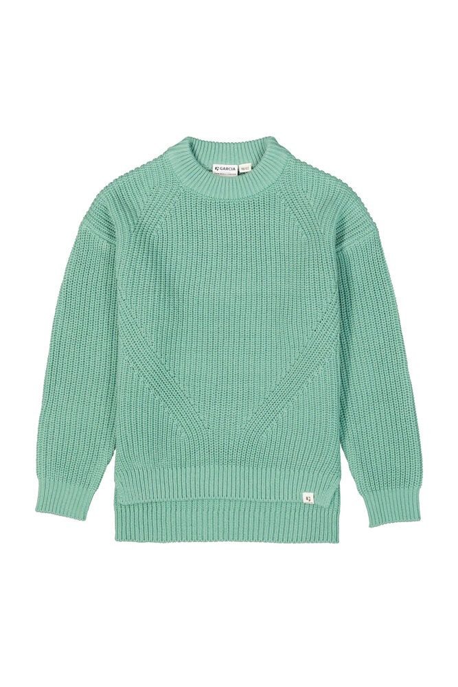 Strickpullover Grüner Pullover für Mädchen (I546423971)