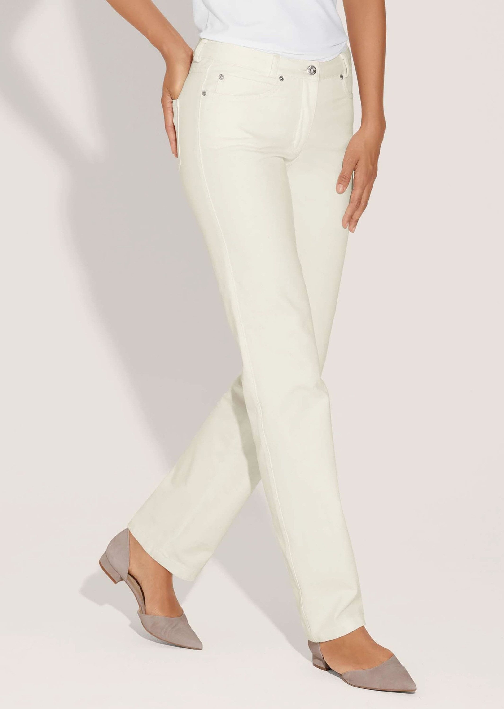 MADELEINE Gerade Jeans Schmale Jeans im Five-Pocket-Style Basichose mit For günstig online kaufen