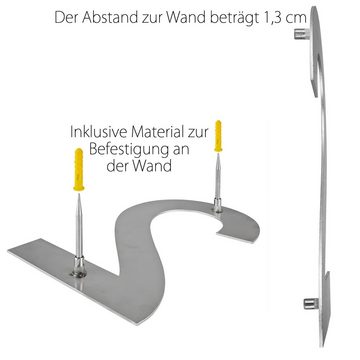 V2Aox Hausnummer Edelstahl Hausnummer 20 cm Hausnummernschild Hausnummer 0 Schild 2D