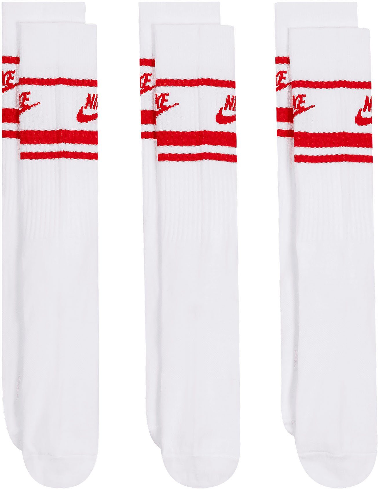 Nike Sportswear Sportsocken EVERYDAY ESSENTIAL CREW SOCKS (3 PA (Packung, 3-Paar)