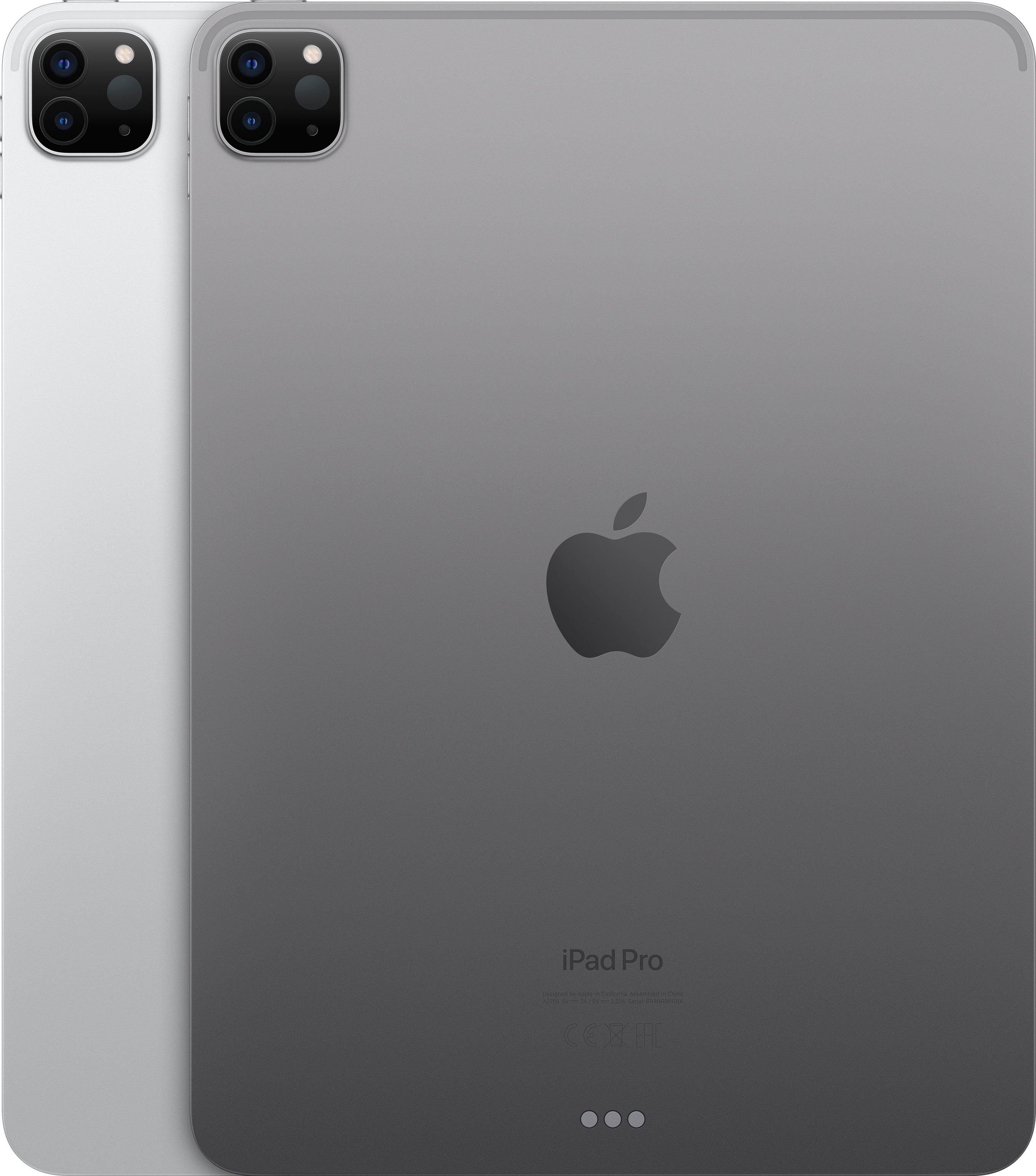 Apple 11" iPad Pro 2022 grey Wi‑Fi space (11", iPadOS) 128 GB, Tablet